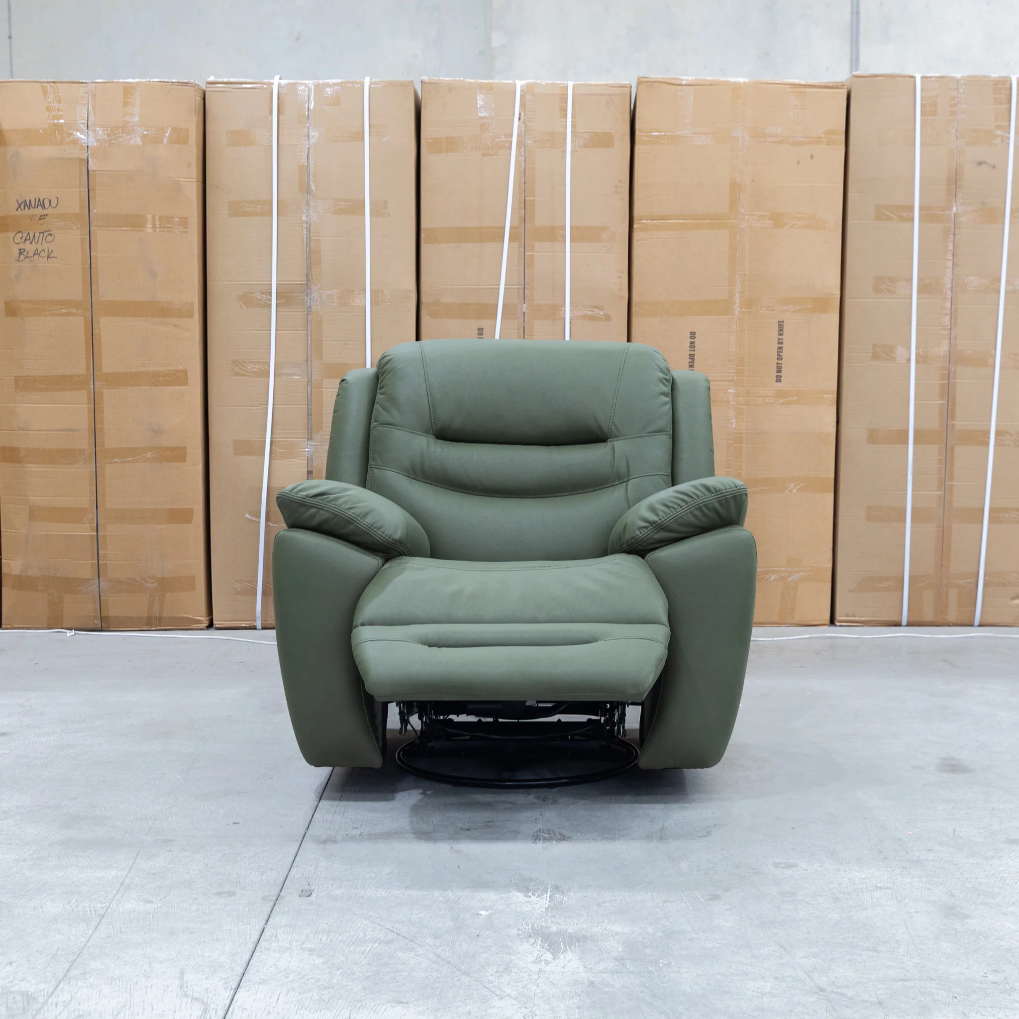 Airlie Electric Swivel Glider Recliner - Moss - Image 4