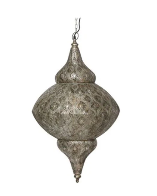 Aladdin Large Statement Pendant Light - Silver - MQ88 - Available In-Store Only