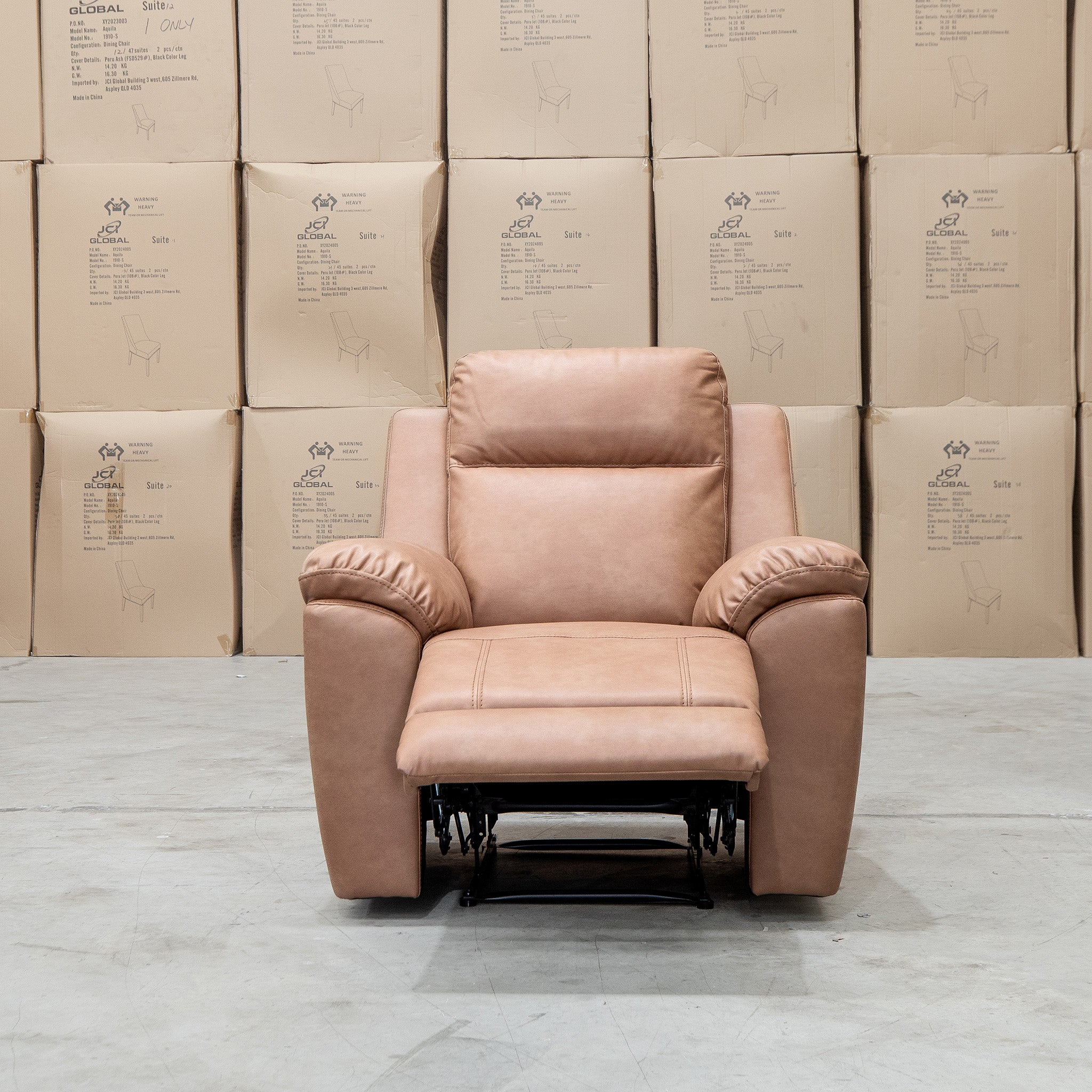 Bari Single Recliner - Tan - Image 4