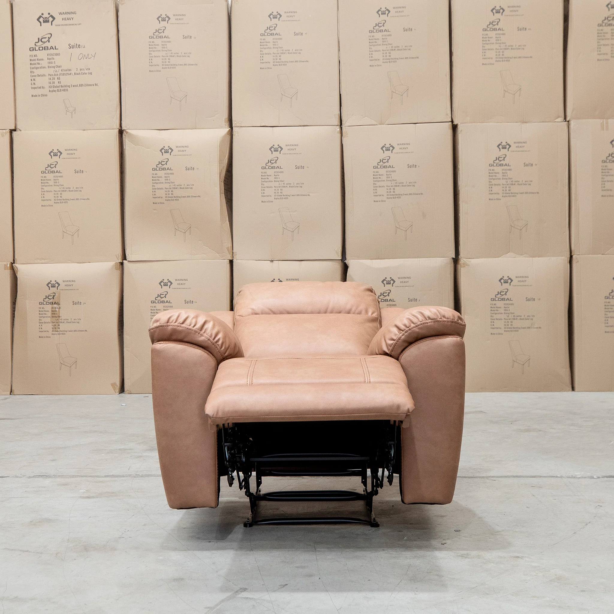 Bari Single Recliner - Tan - Image 5