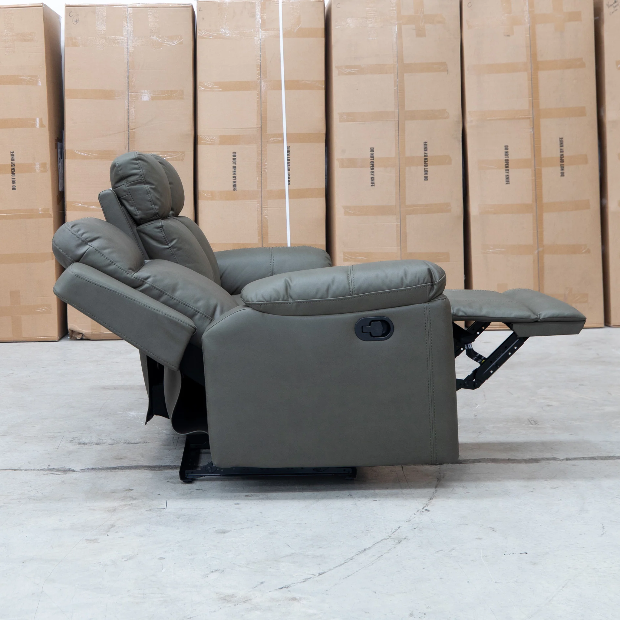 Bari Three Seat Recliner Lounge - Fern - Image 14