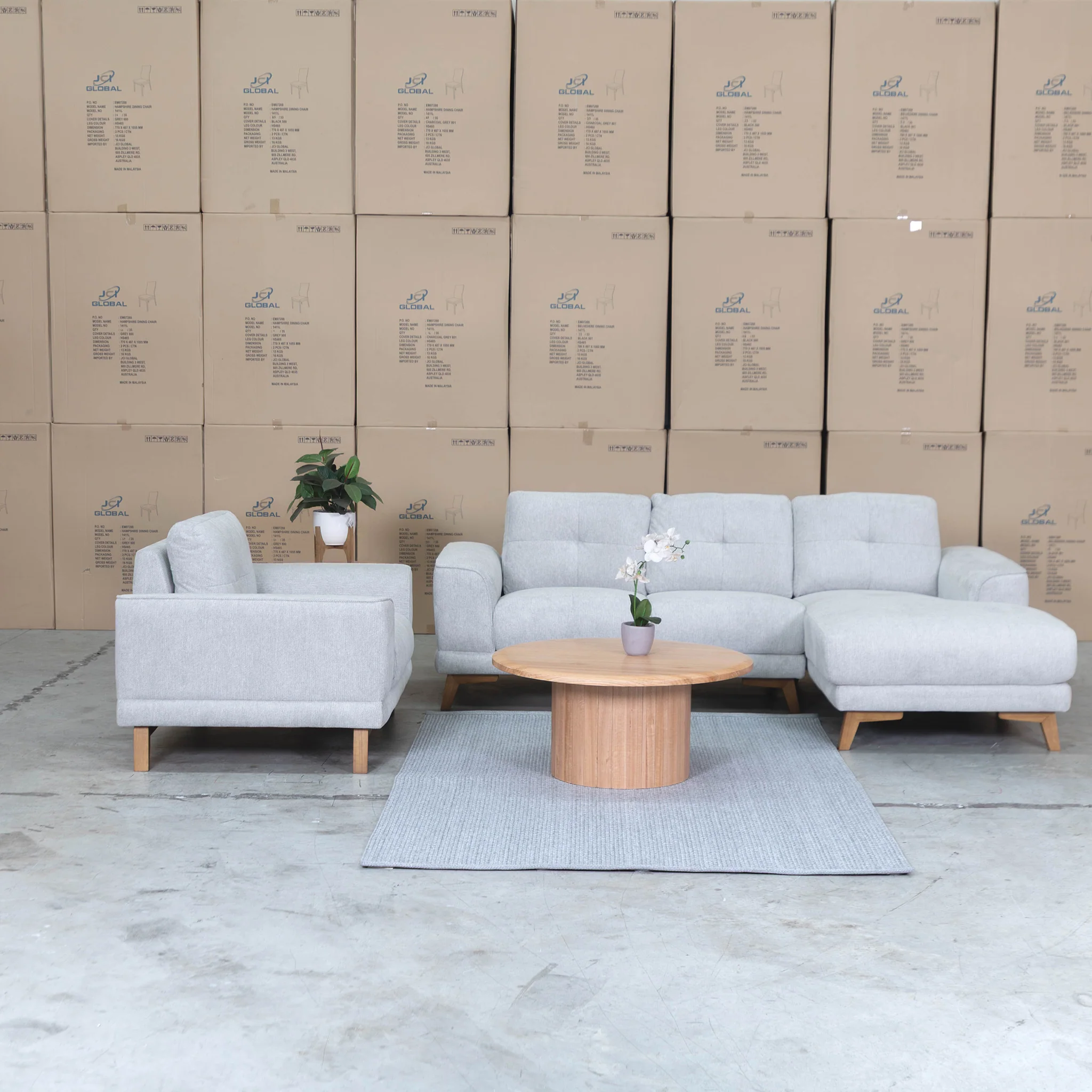 Bayliss Esplanade 160 x 230cm Indoor/Outdoor Rug - Light Grey - Image 5