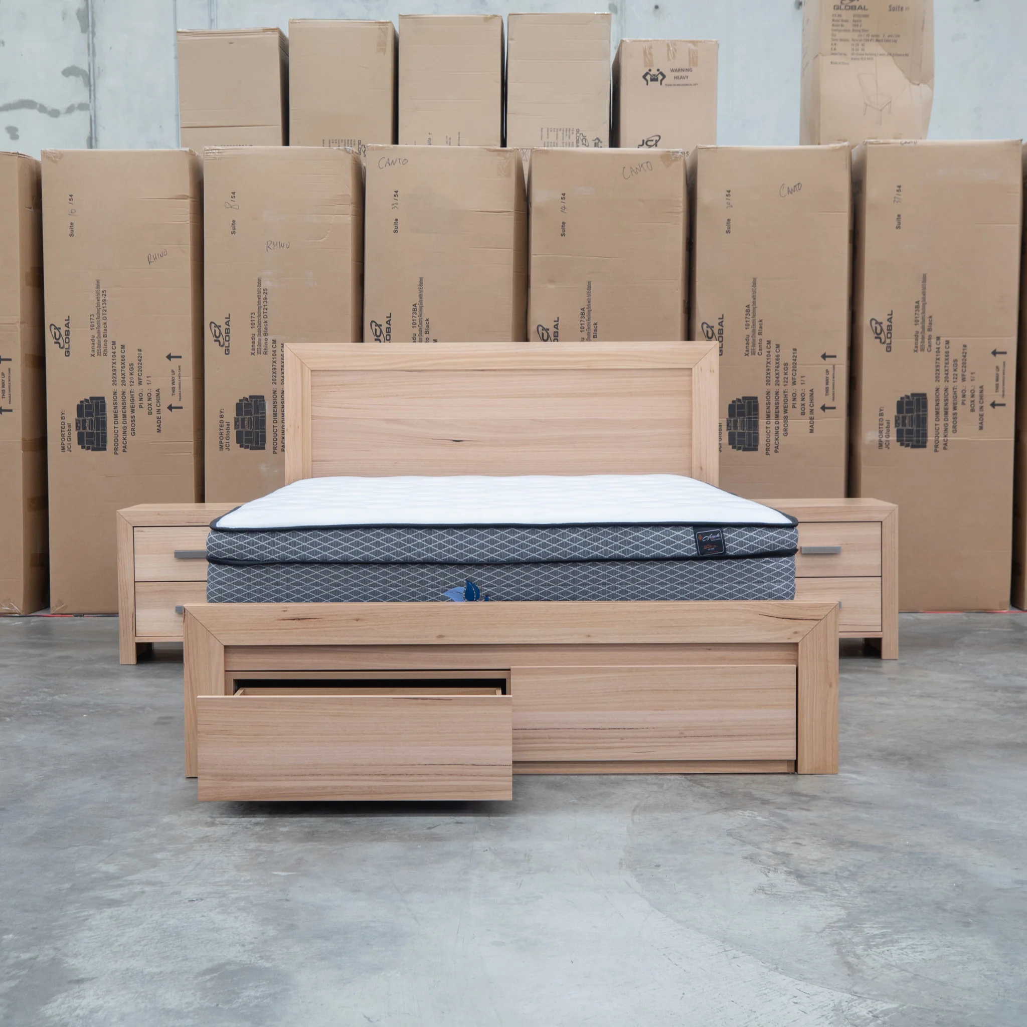 Como Messmate King Storage Bed - Image 3