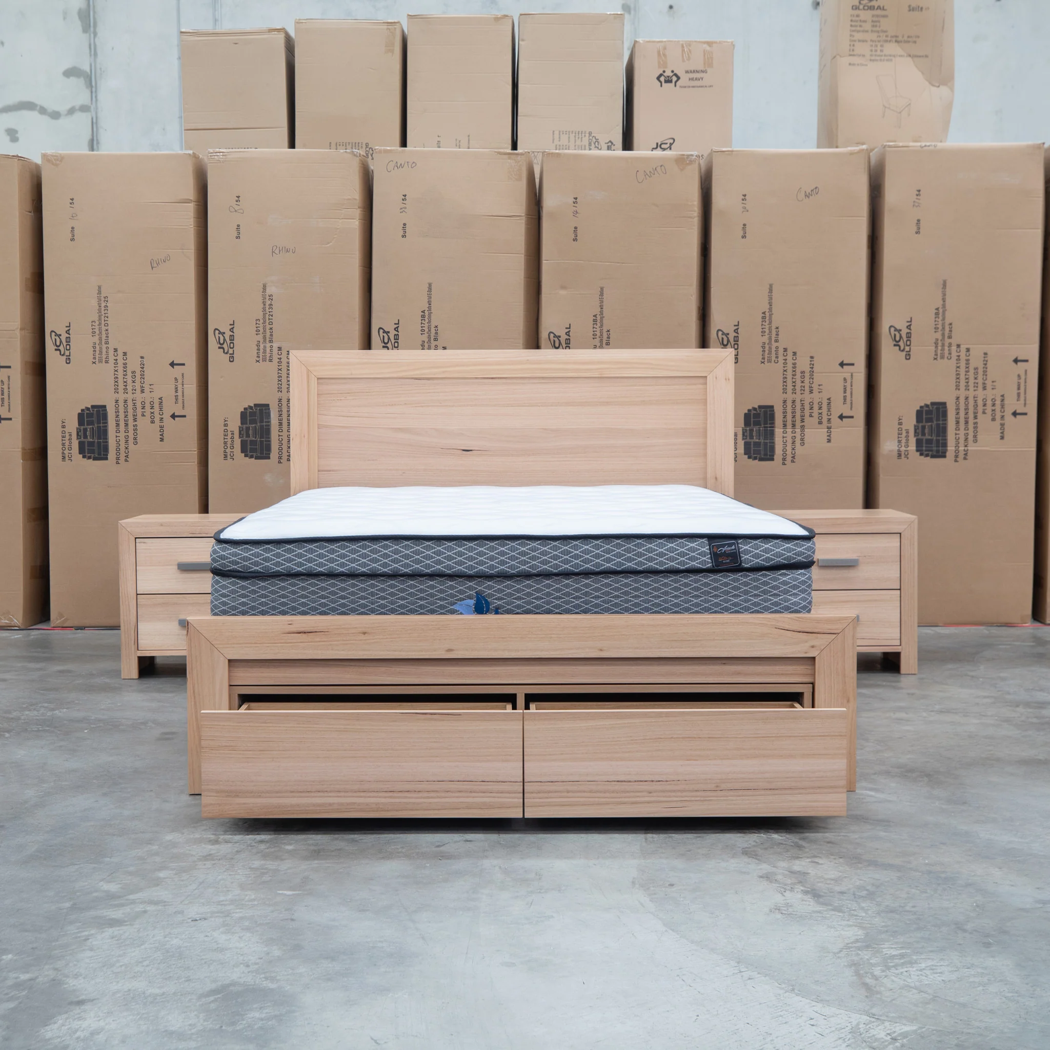 Como Messmate King Storage Bed - Image 4