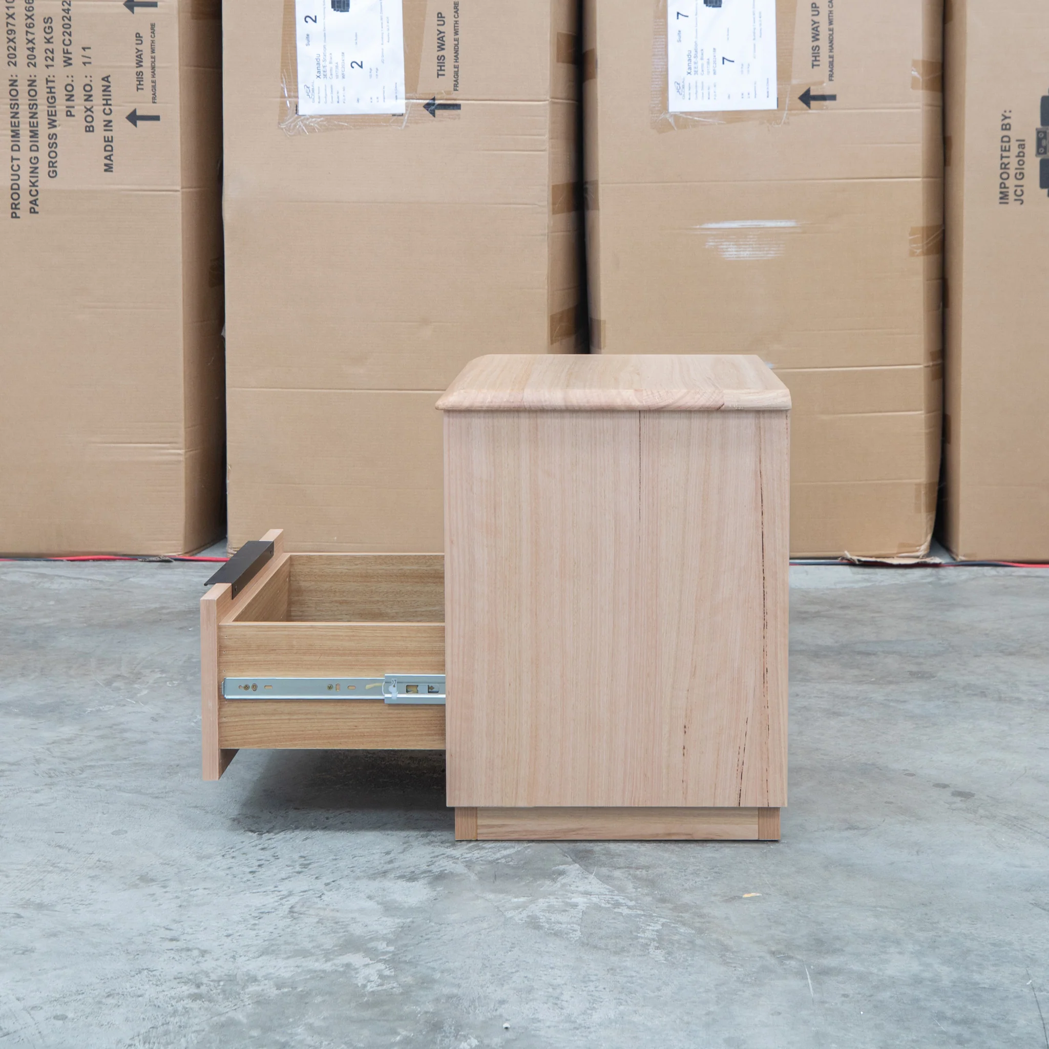 Dalton Messmate Two Drawer Bedside - Image 8