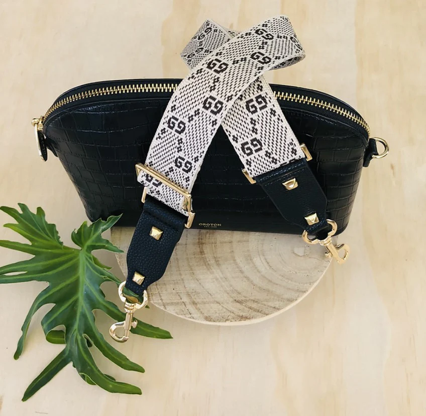 G9 Cream - Bag Strap - Gold Hardware