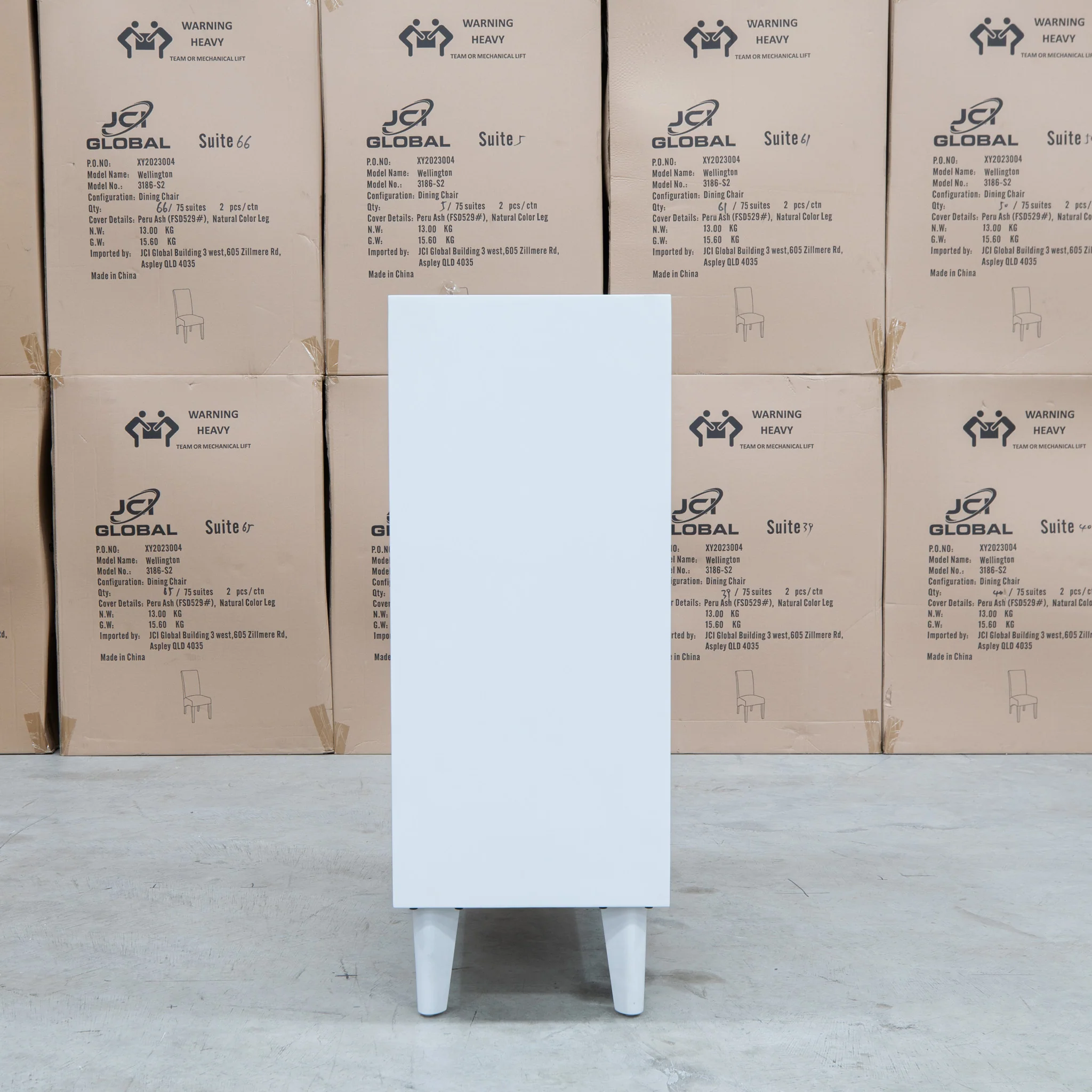 Gracey White Timber Tall Boy - Image 5