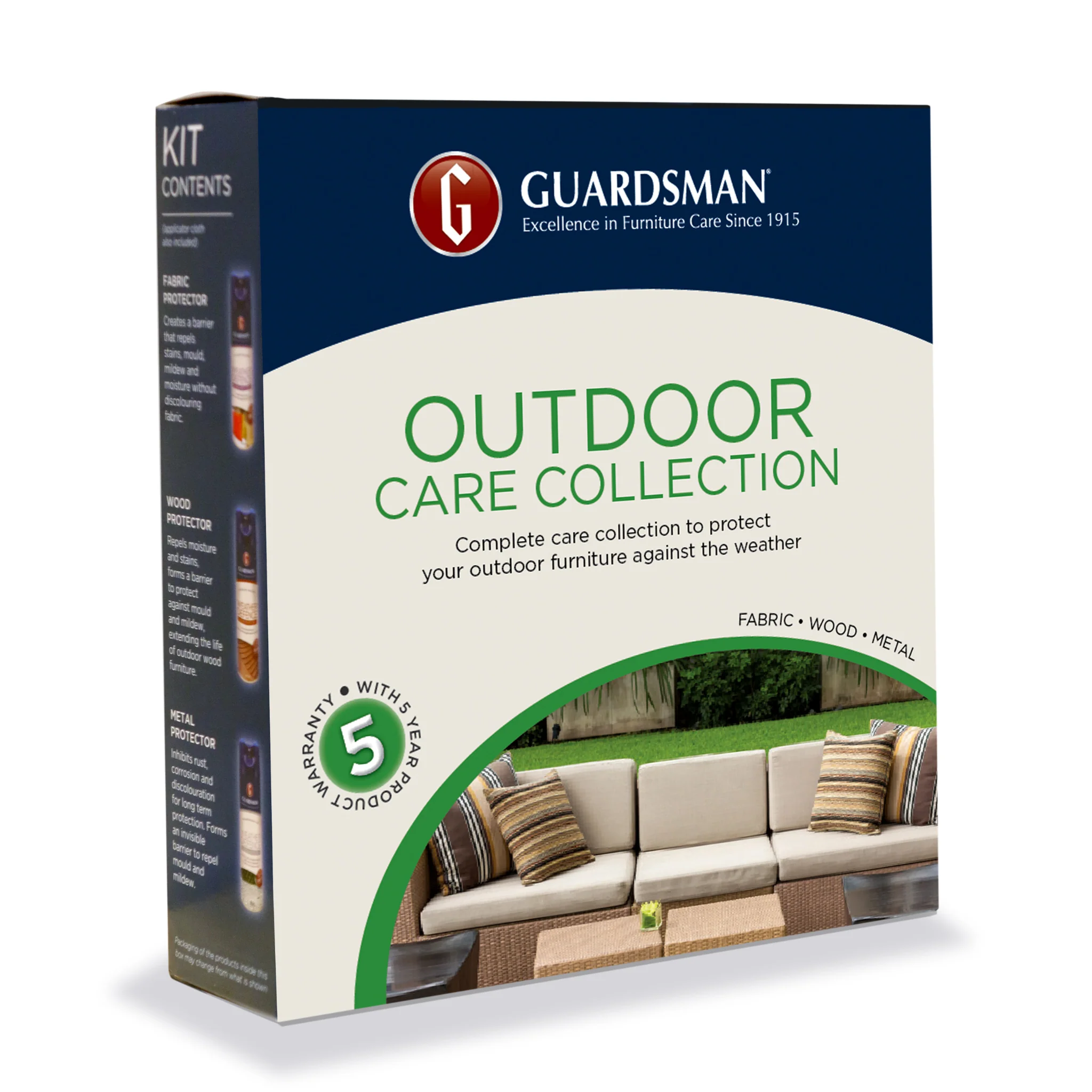Guardsman 5 Year Outdoor Warranty Kit - Fabric, Wood, Metal