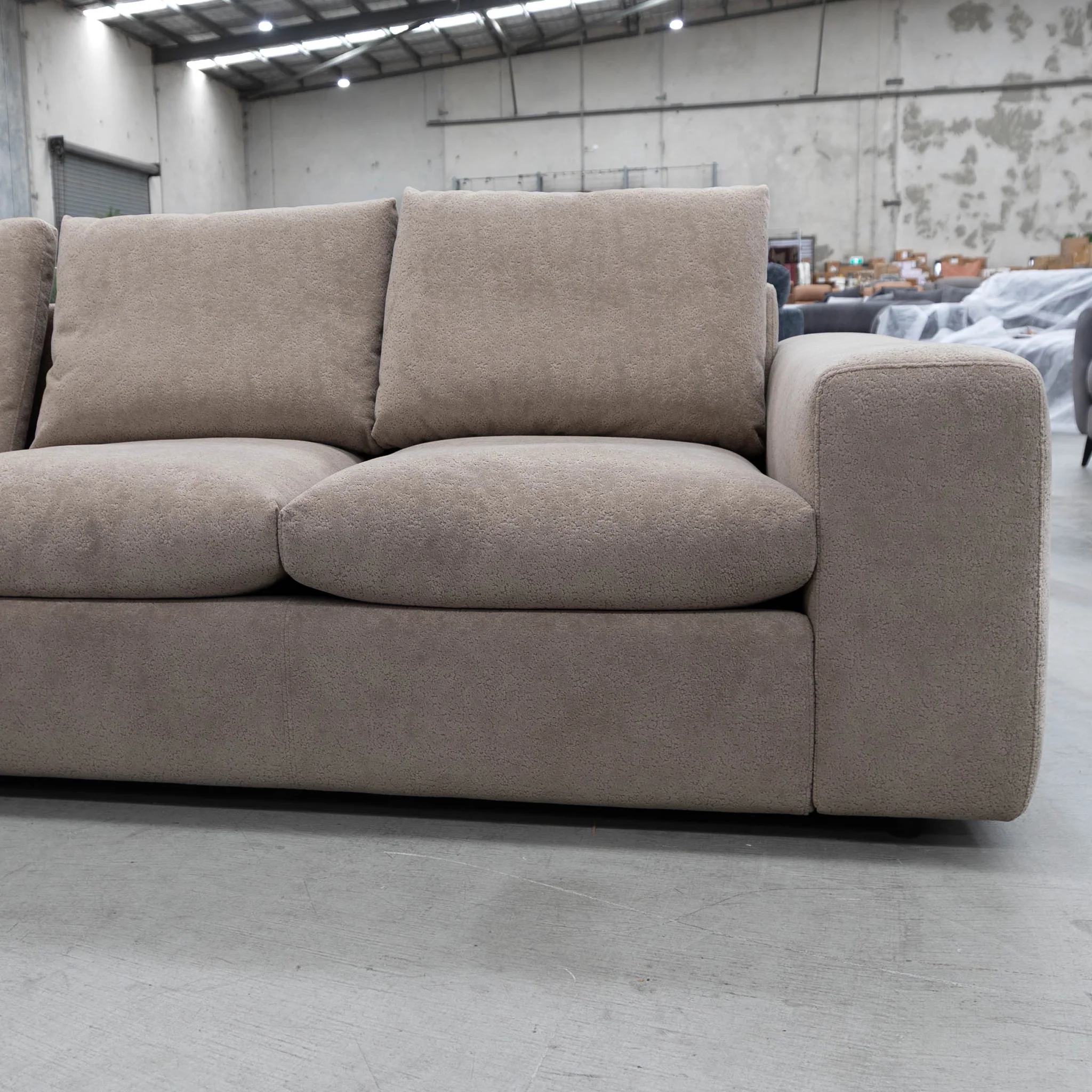 HTL-13288-UK Corner lounge suite - Biscuit - Floor Stock - Image 2