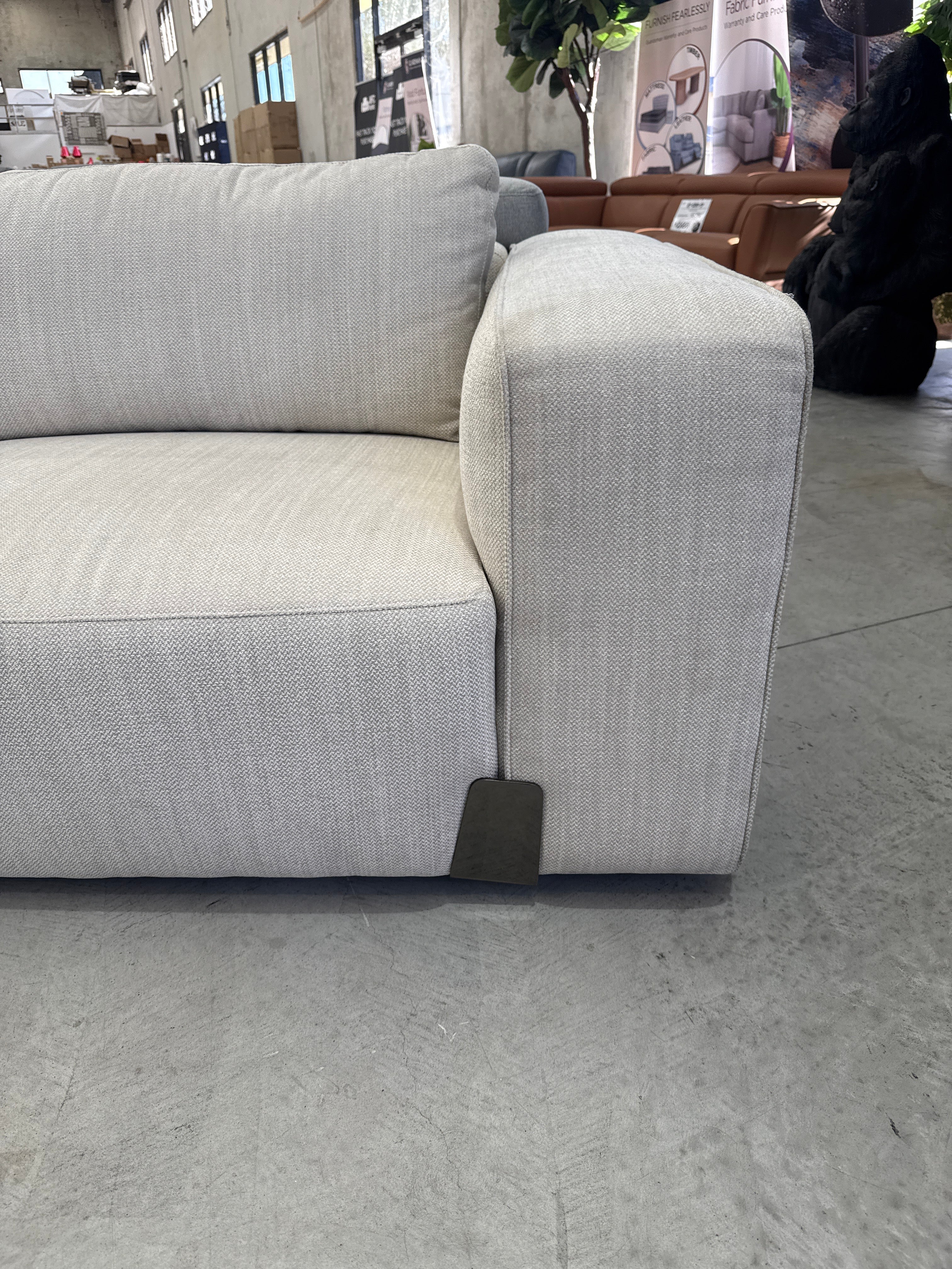 HTL-A0342 Modular Corner Suite - Frost Grey - Floor Stock - Image 2