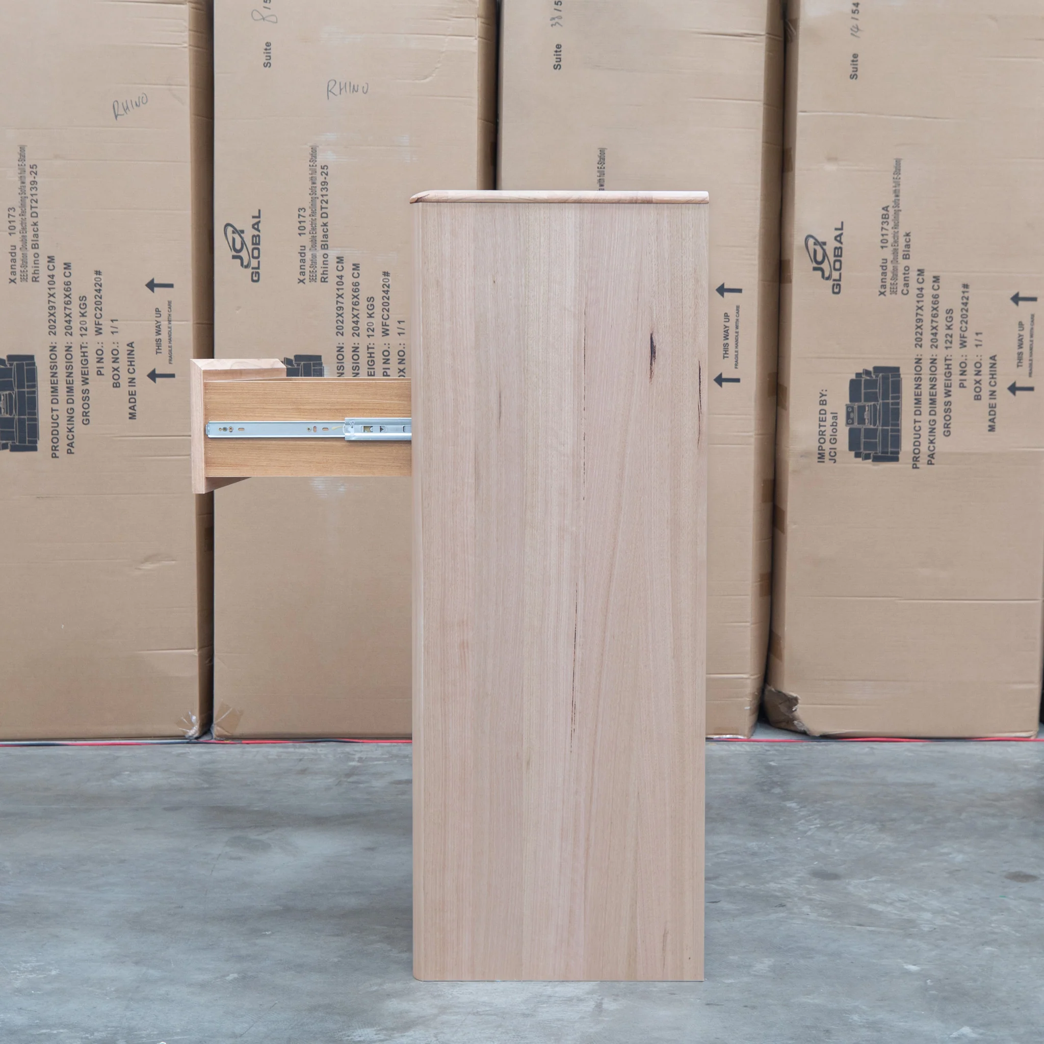 Island Messmate Five Drawer Tallboy - Image 8