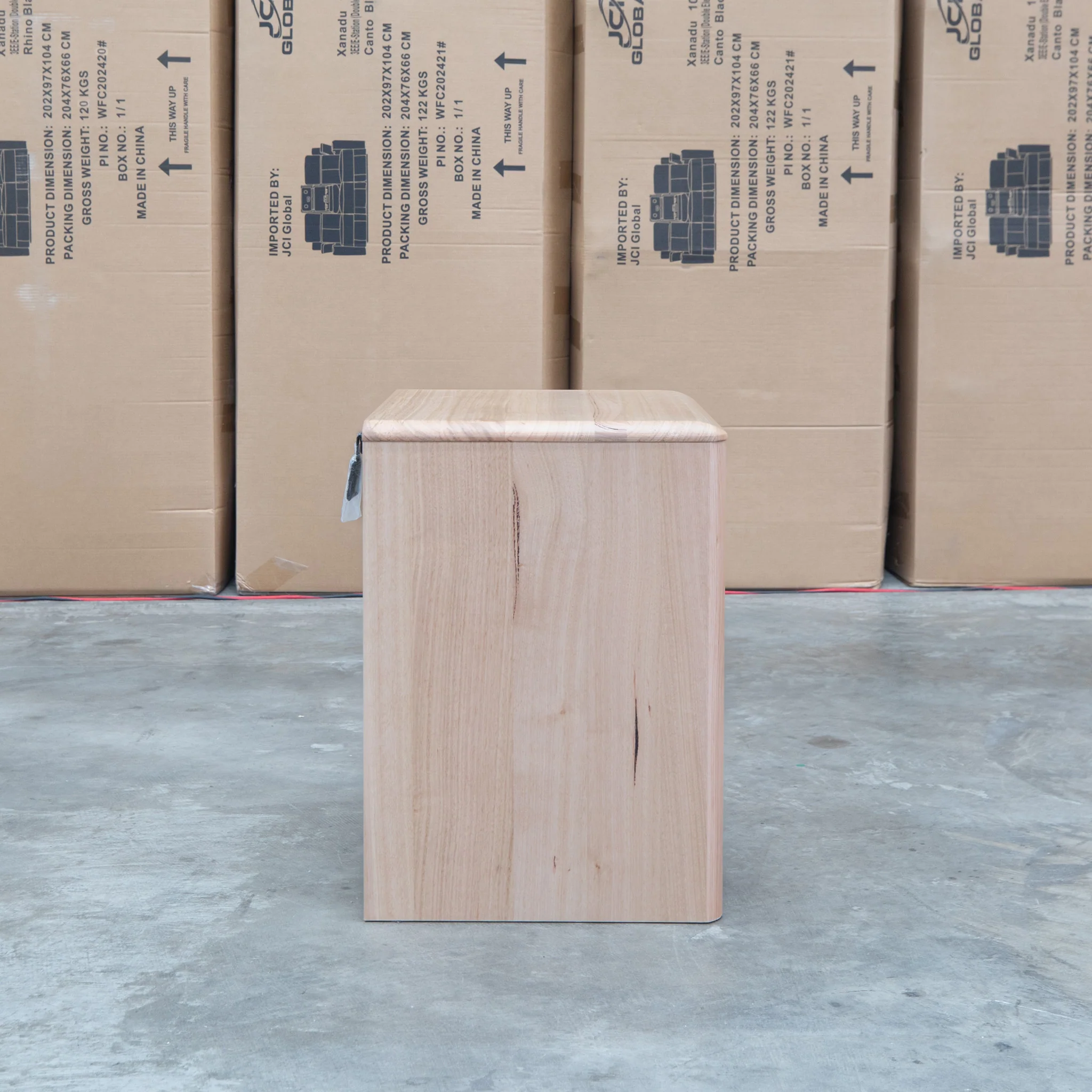 Island Messmate Two Drawer Bedside - Image 6
