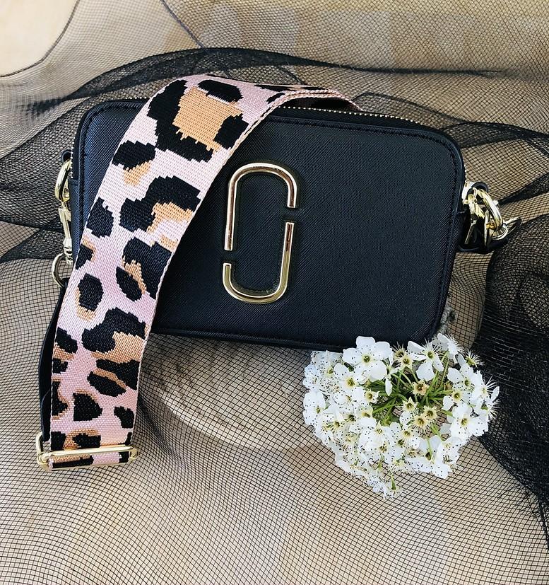 Light Pink Camo - Bag Strap - Silver Hardware - Image 2