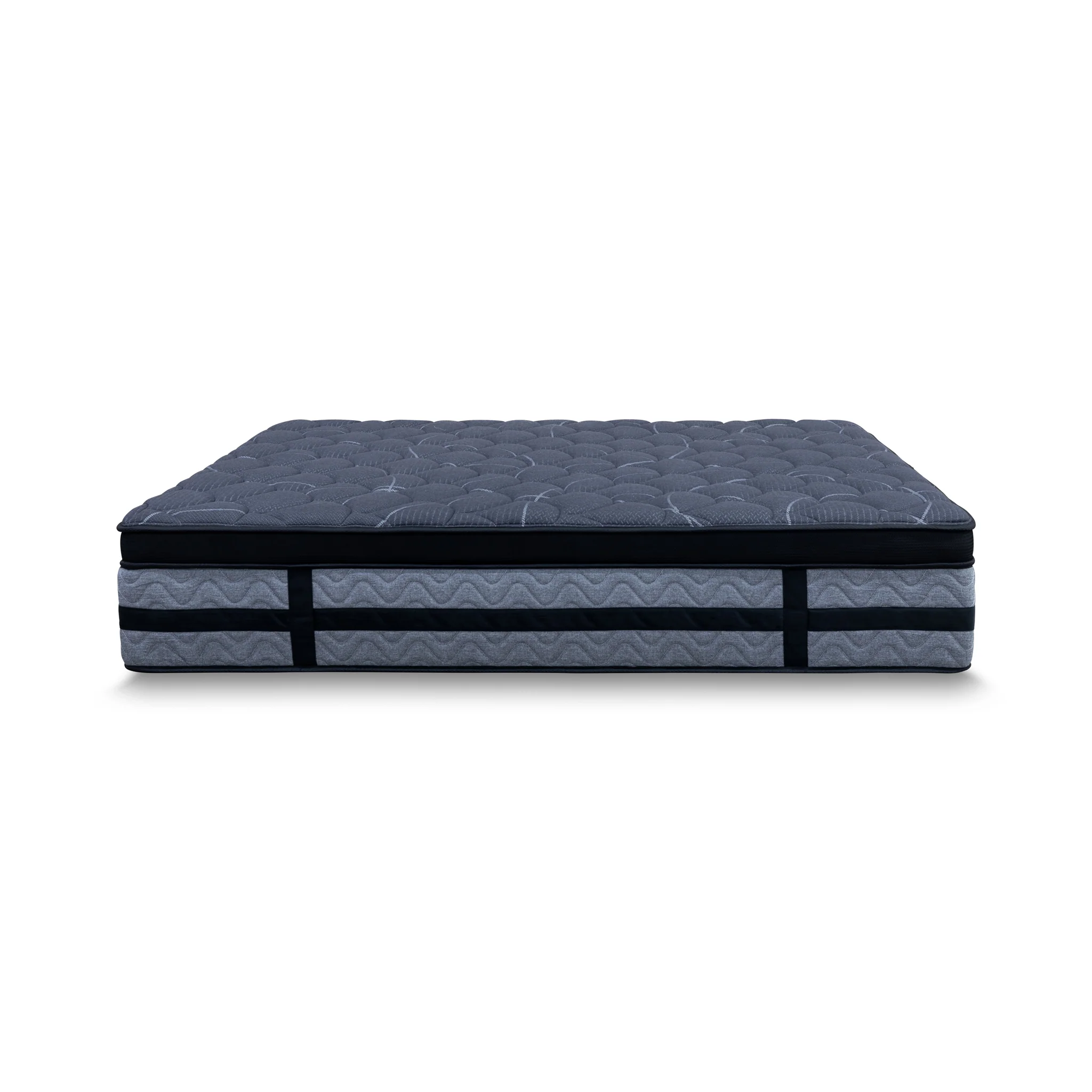 Lux Black Pocket Coil King Mattress - Plush - Image 4