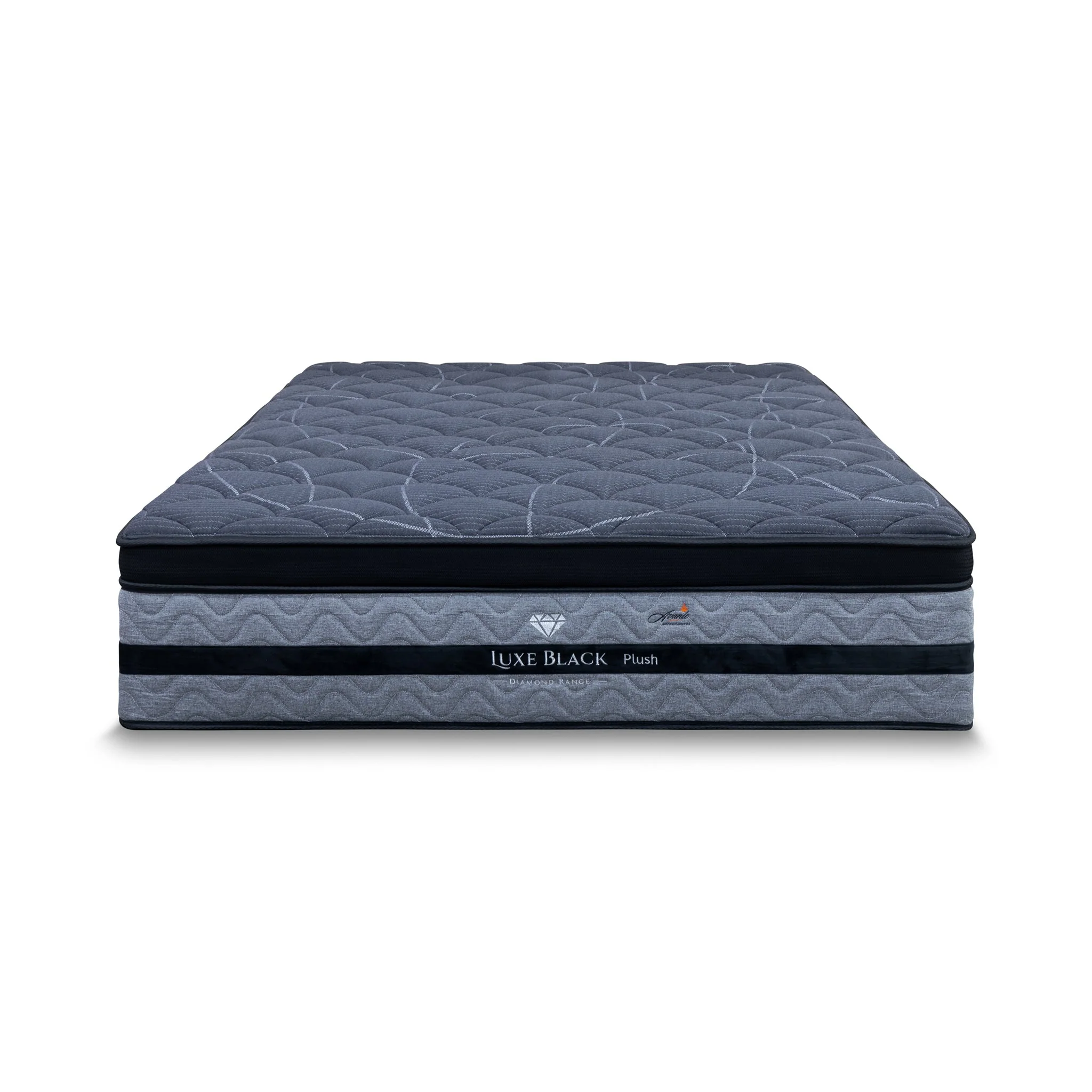 Lux Black Pocket Coil King Mattress - Firm - Image 3