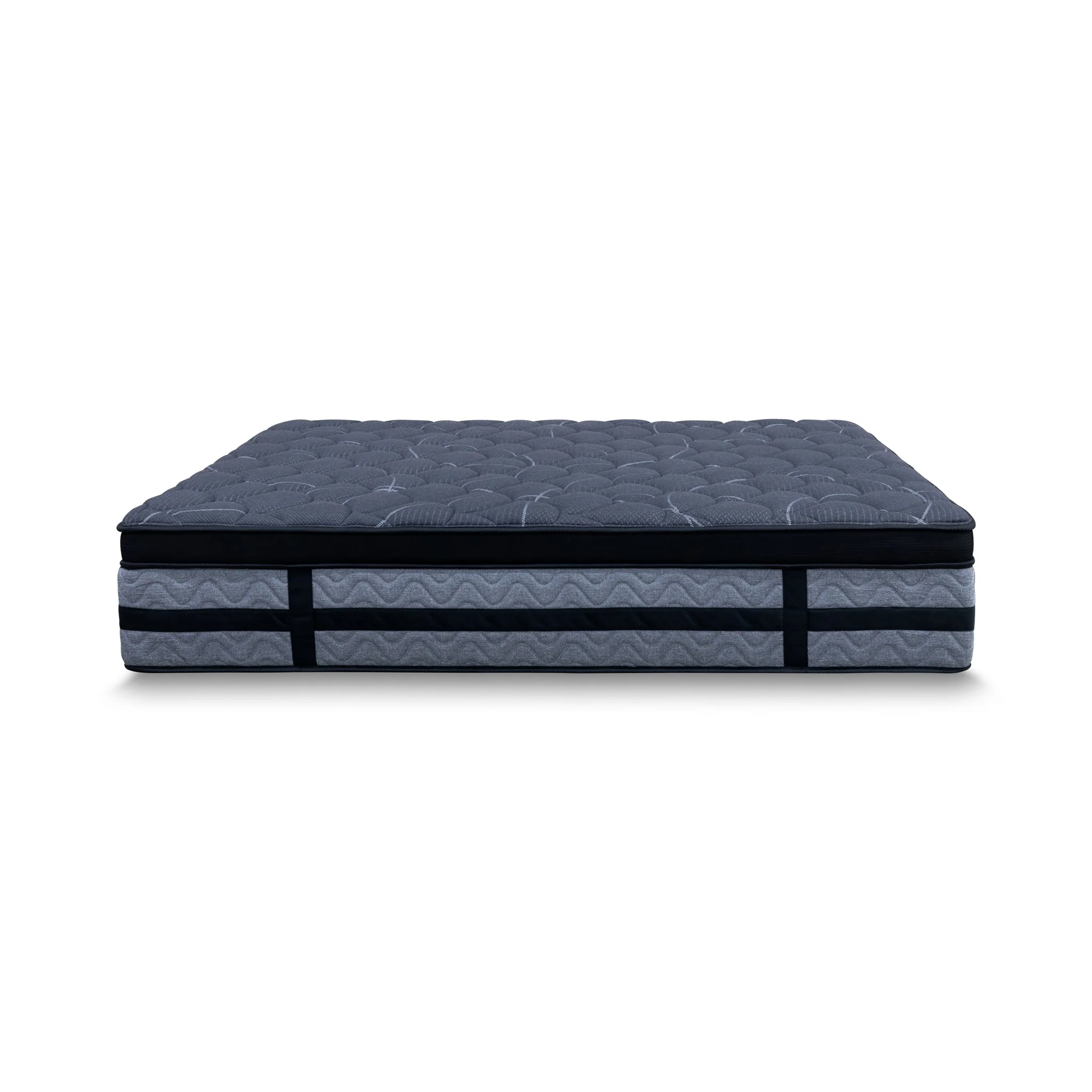 Lux Black Pocket Coil King Mattress - Firm - Image 4