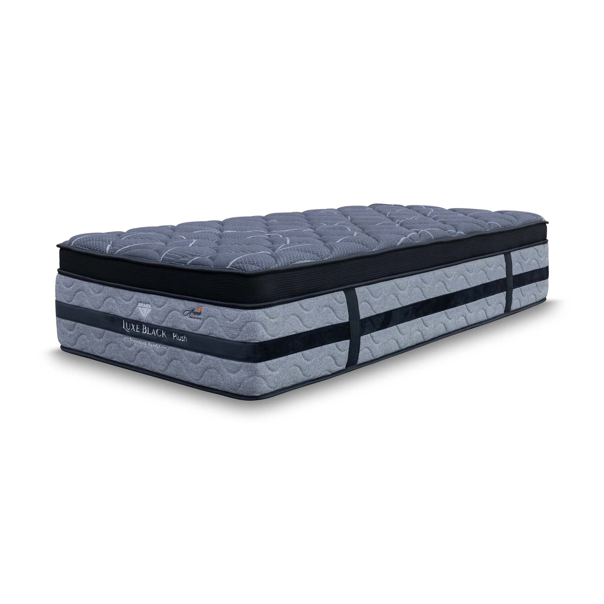 Lux Black Pocket Coil King Single Mattress - Plush - Image 3
