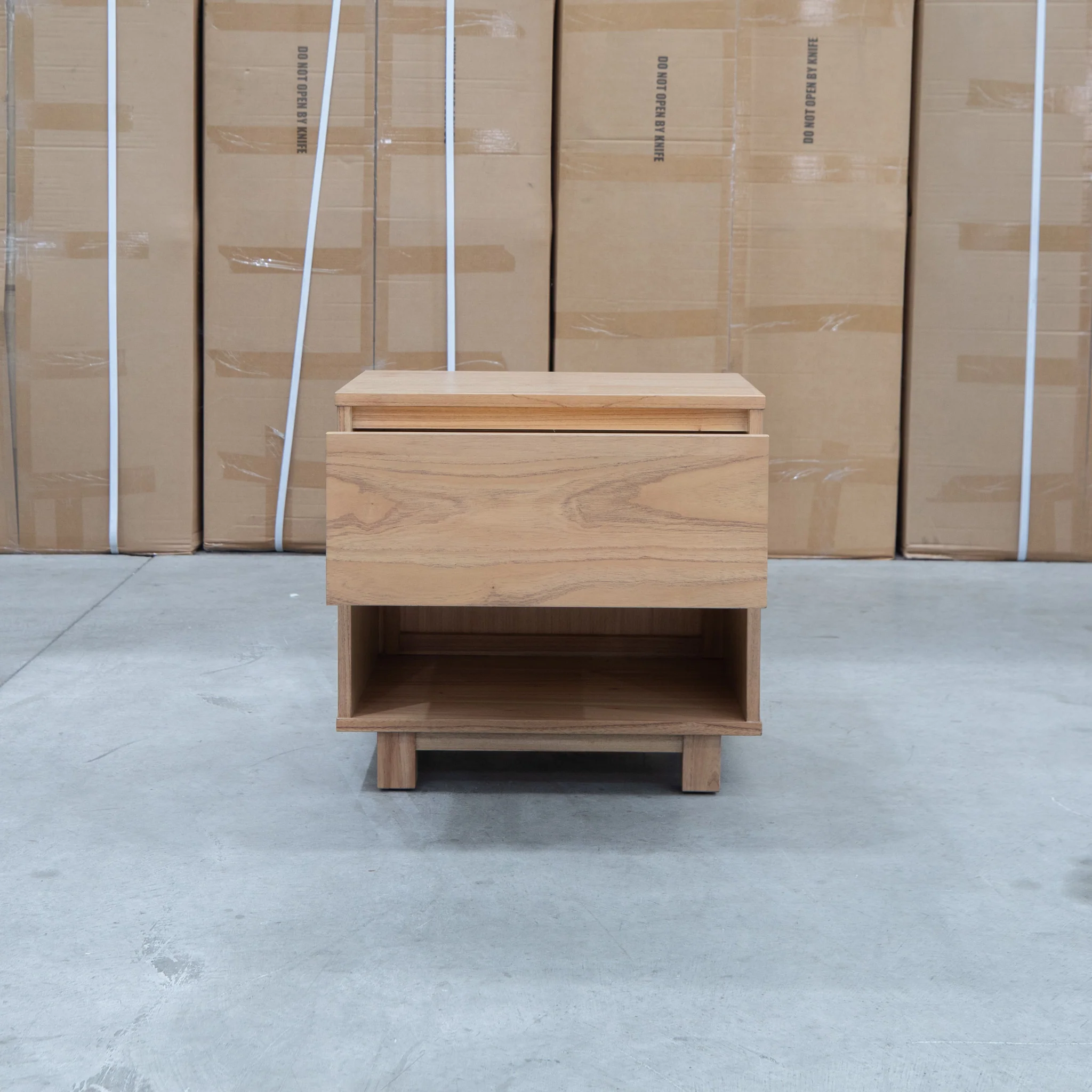 Mandalay Mountain Ash Timber 1 Drawer Bedside - Image 3