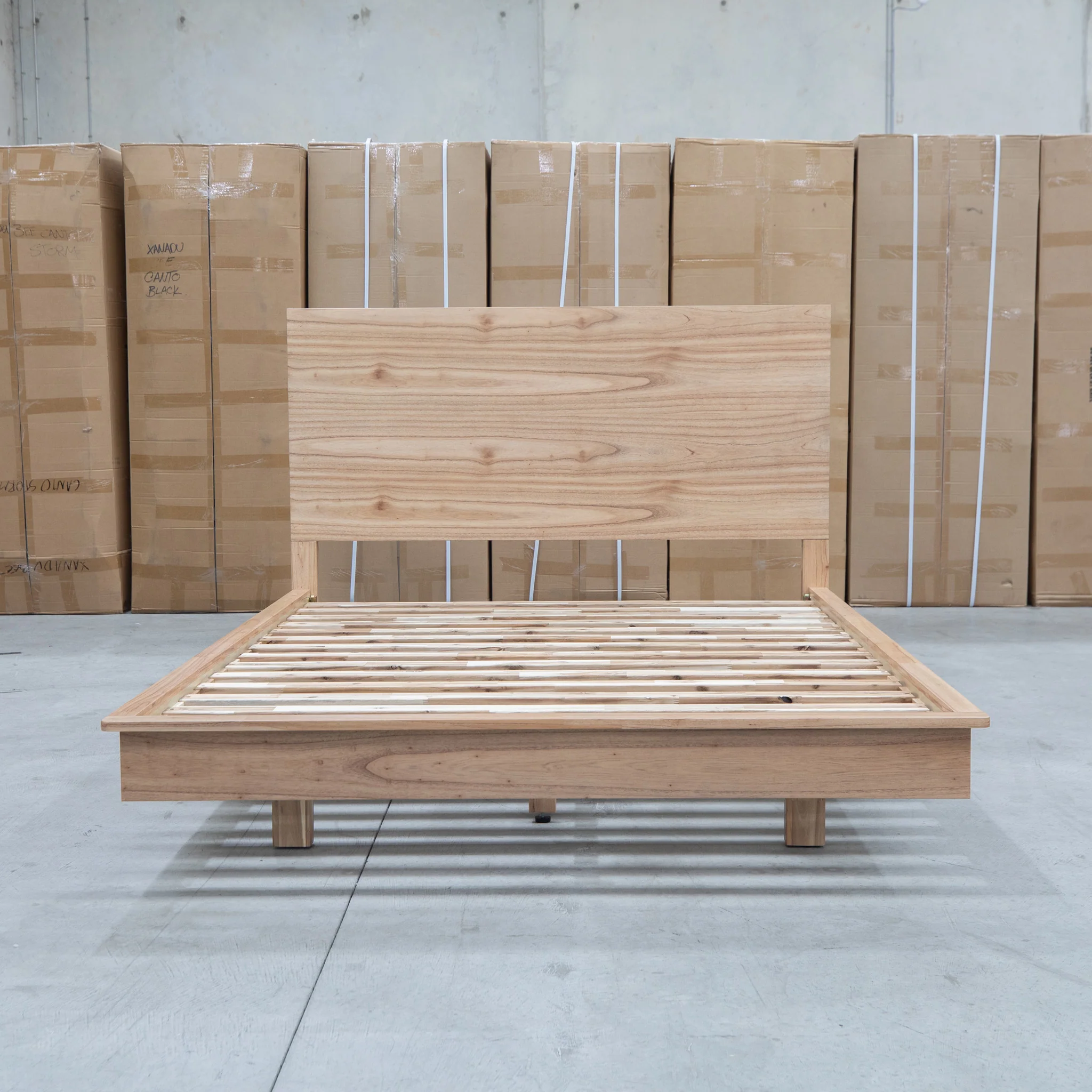 Mandalay Mountain Ash Timber King Floating Bedframe - Image 5