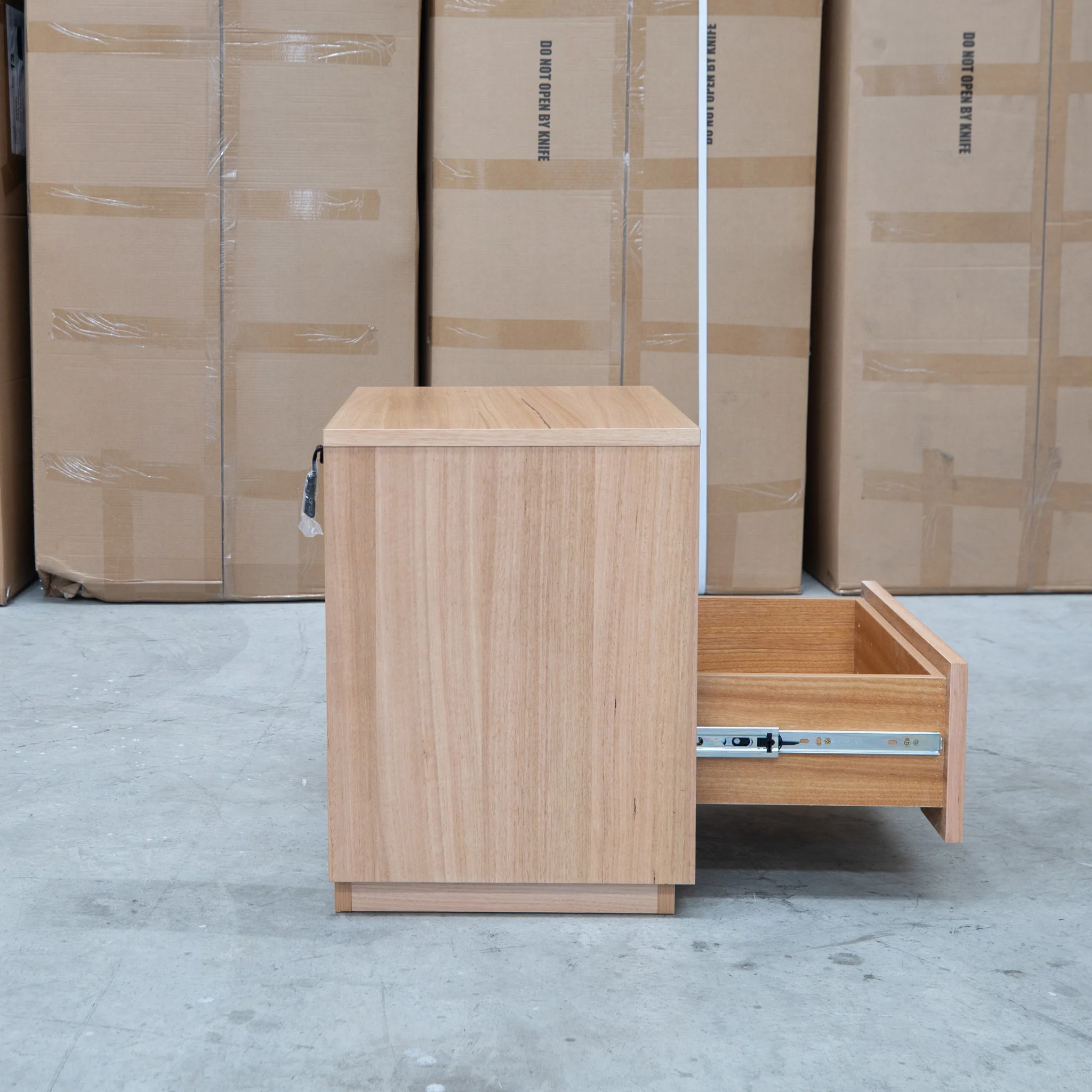 Nova Two Drawer Australian Messmate Hardwood Bedside - Image 6
