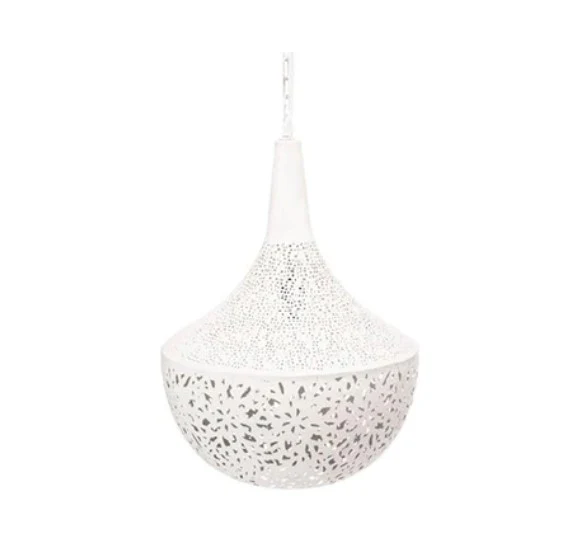 Pendant light Cone Flower Etch - White - VE63 - Available In-Store Only