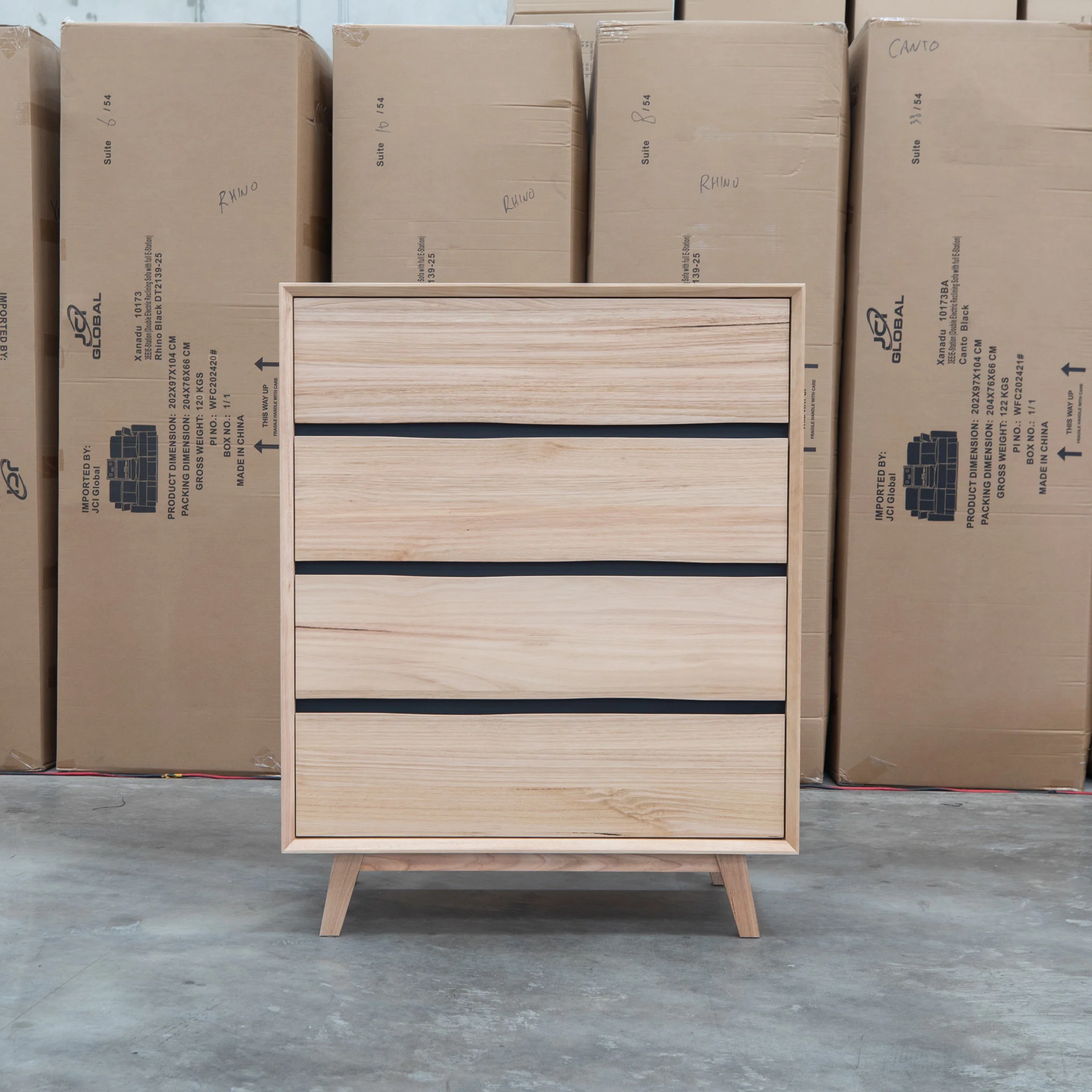 Porto Messmate Four Drawer Tallboy - Image 3
