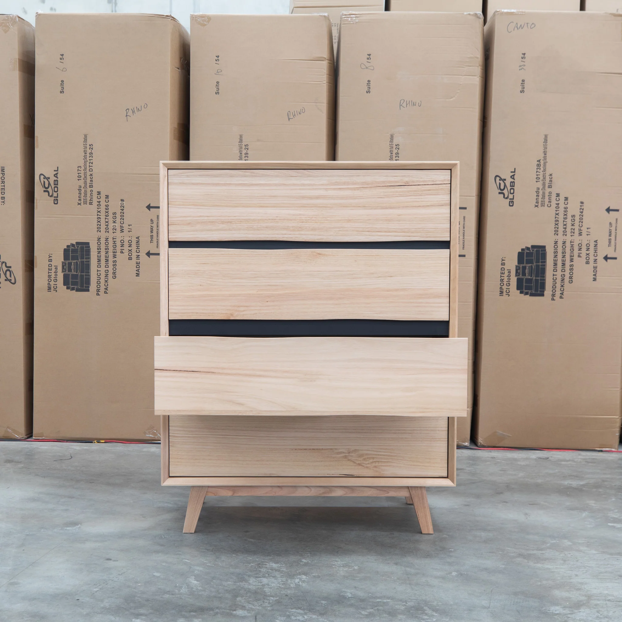 Porto Messmate Four Drawer Tallboy - Image 5