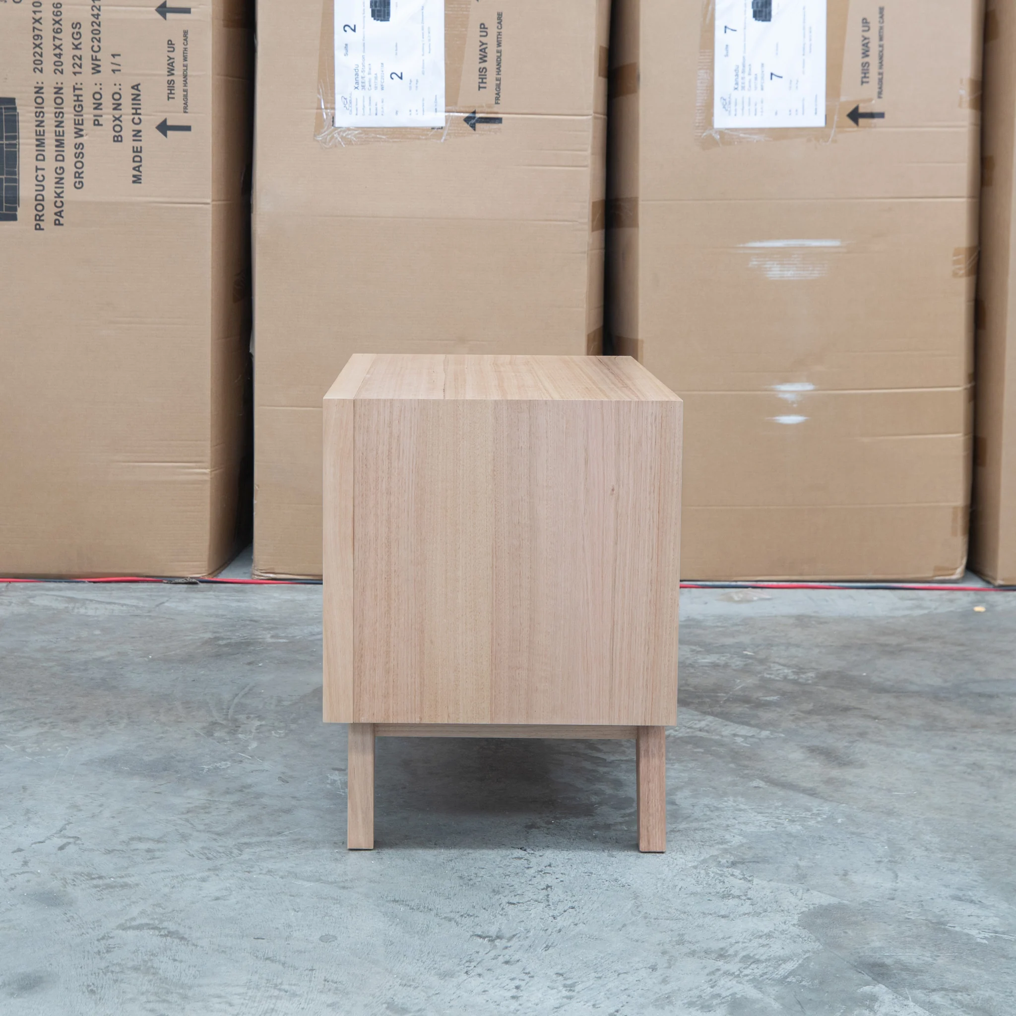 Porto Messmate Two Drawer Bedside - Image 6
