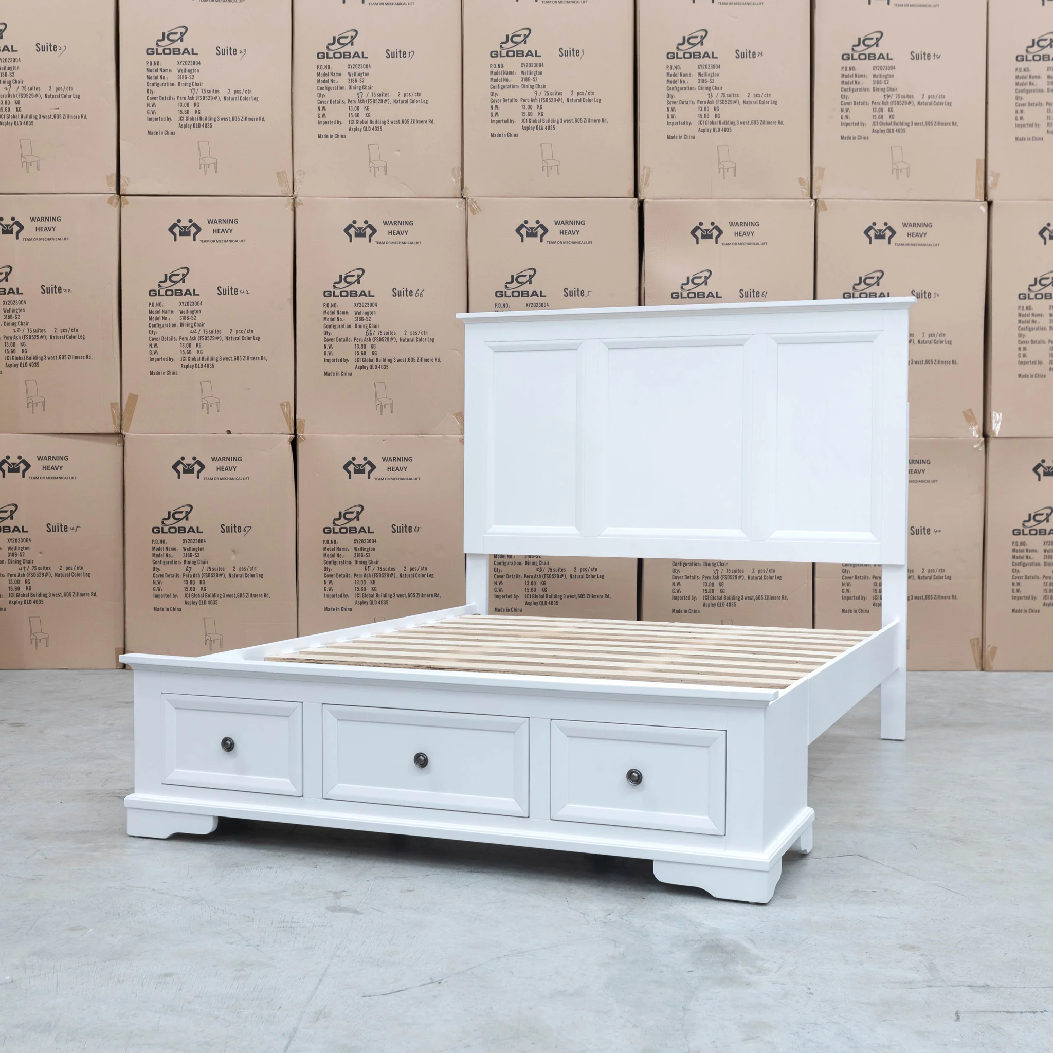 Sala Hardwood King Storage Bed - Image 7