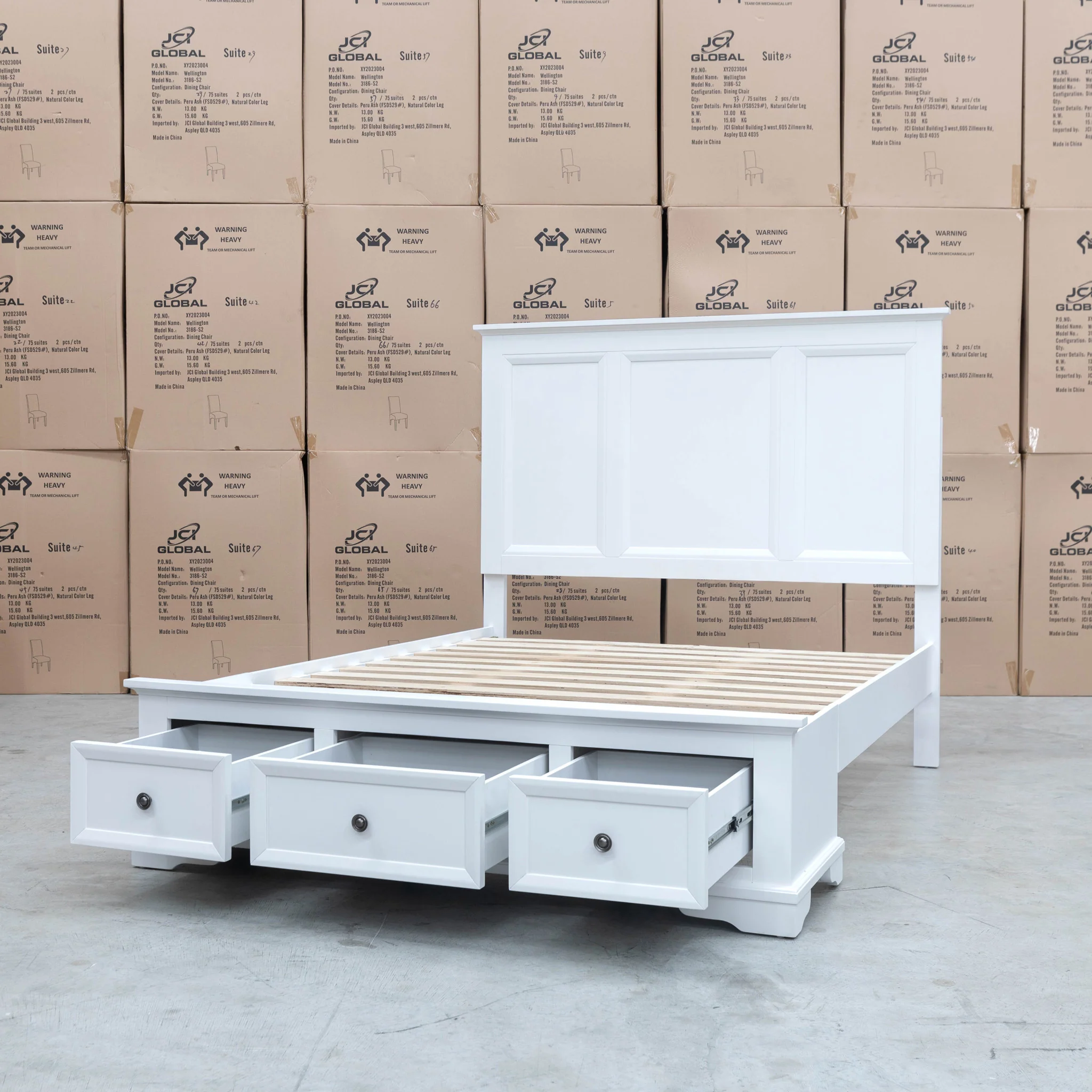 Sala Hardwood King Storage Bed - Image 8