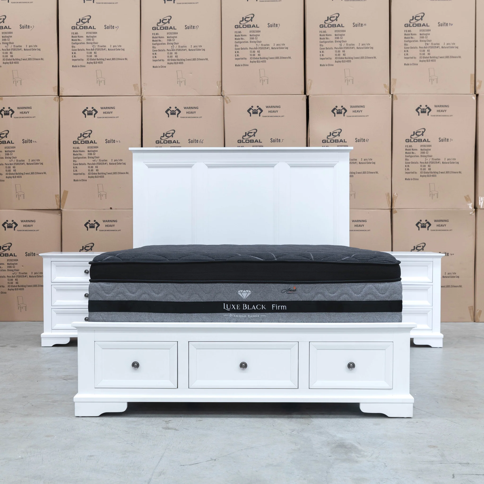 Sala Hardwood Queen Storage Bed - Image 4