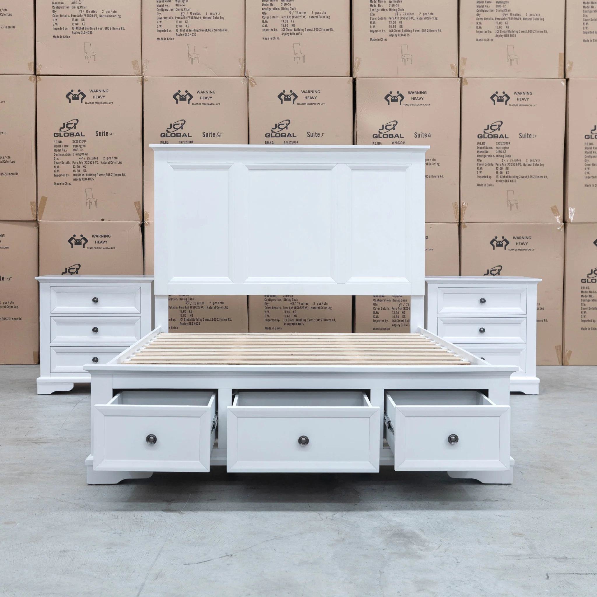 Sala Hardwood Queen Storage Bed - Image 6