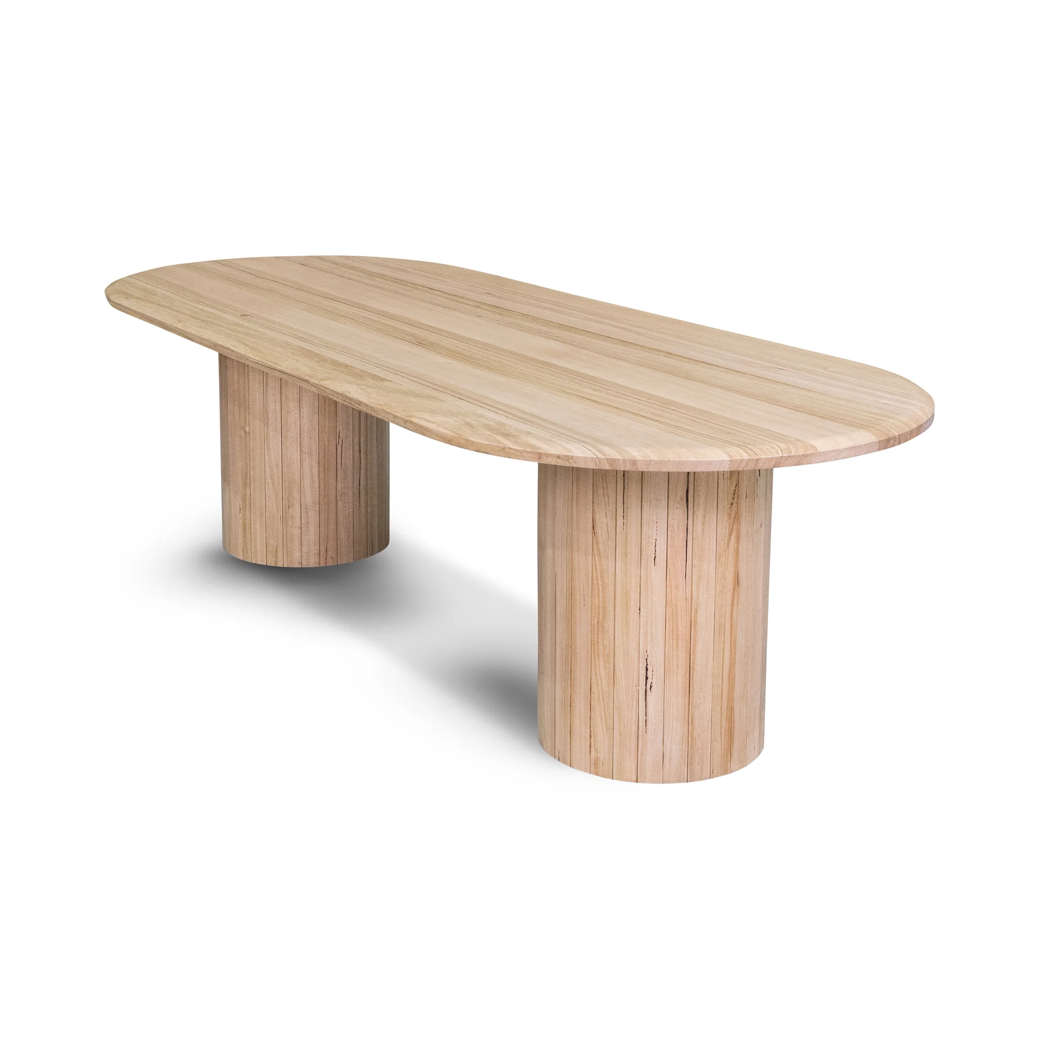 Semillon 270cm New Zealand Ash Oval Dining Table - Natural - Image 14