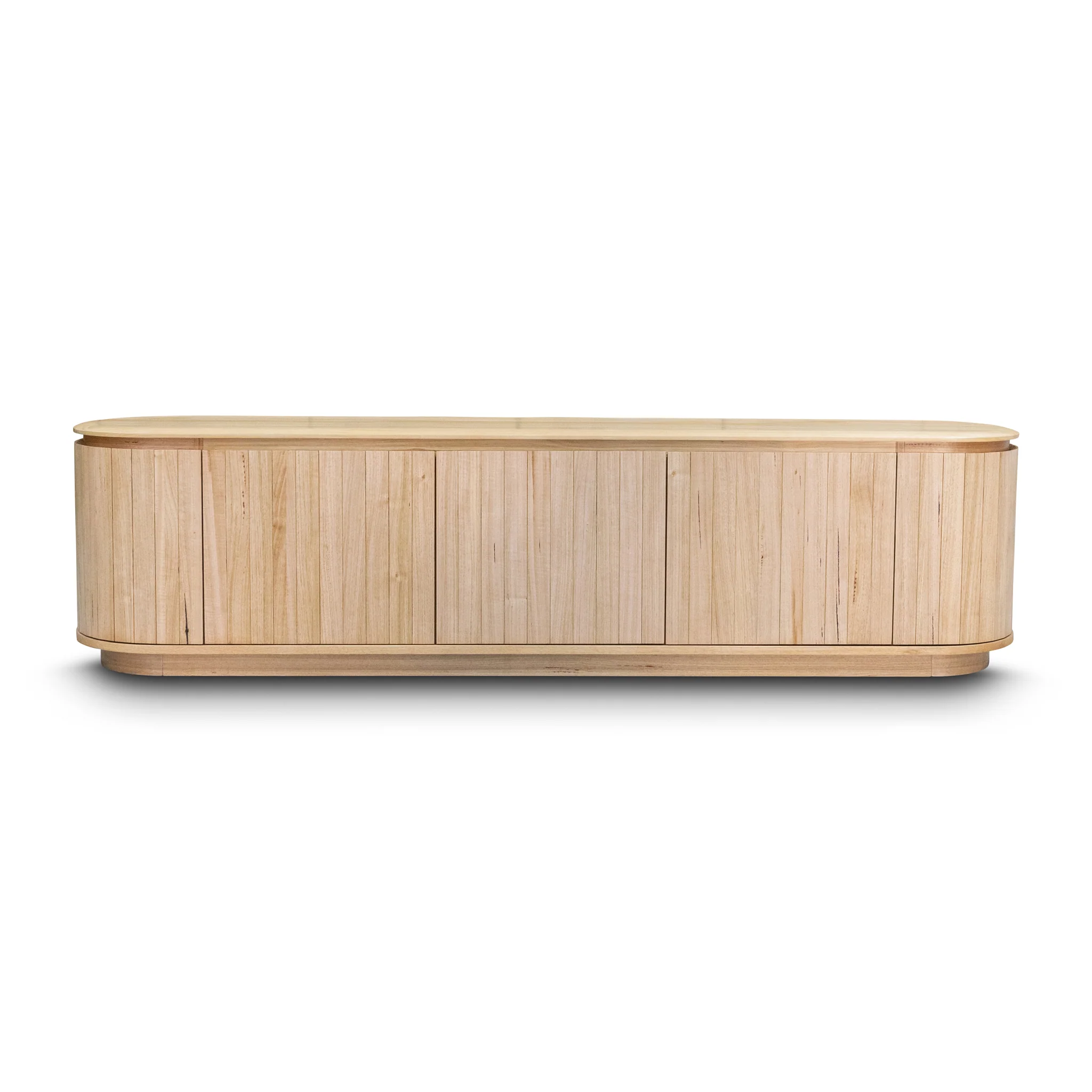 Semillon New Zealand Ash 5 Door Entertainment Unit - Natural - Image 19