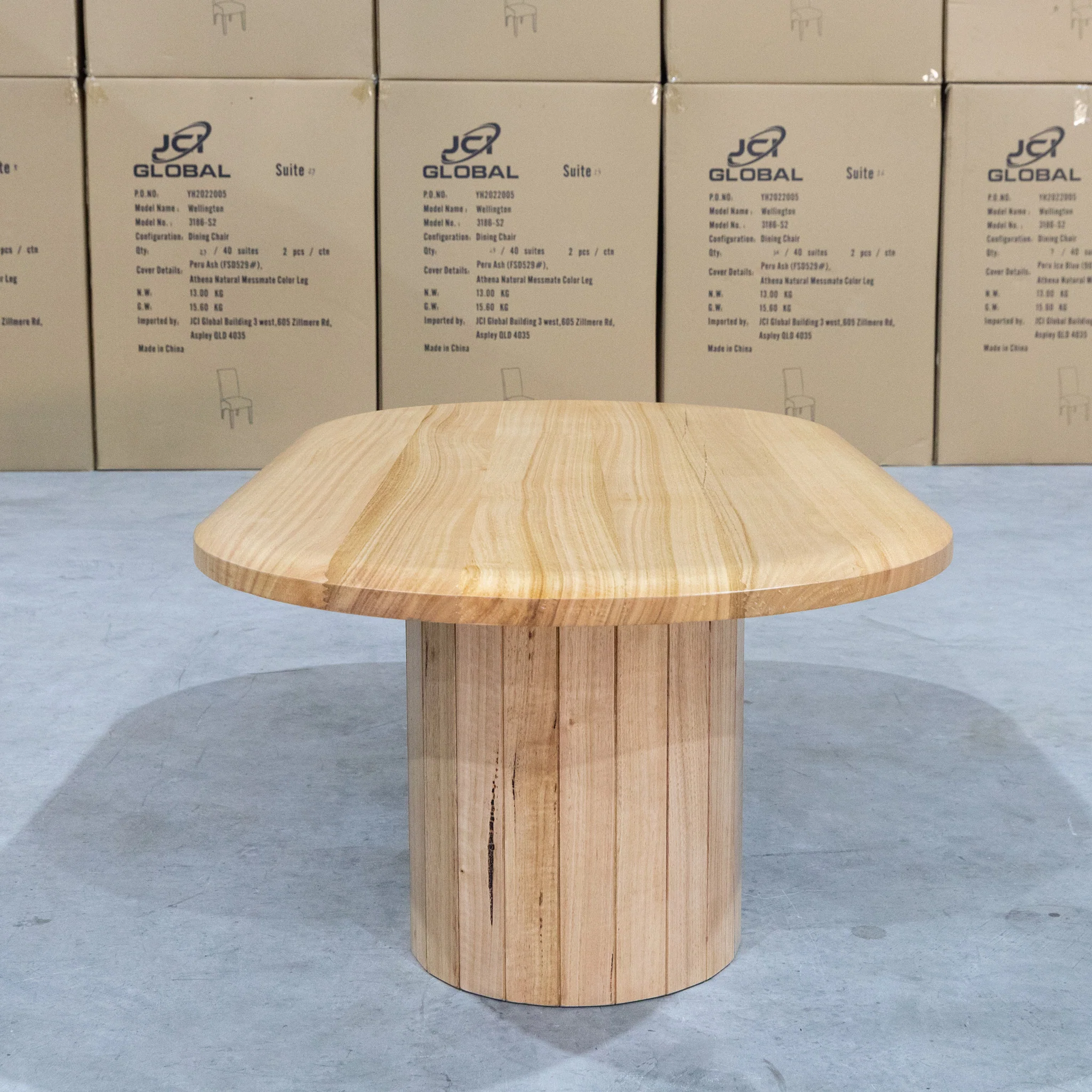 Semillon New Zealand Ash Oval Coffee Table - Natural - Image 3