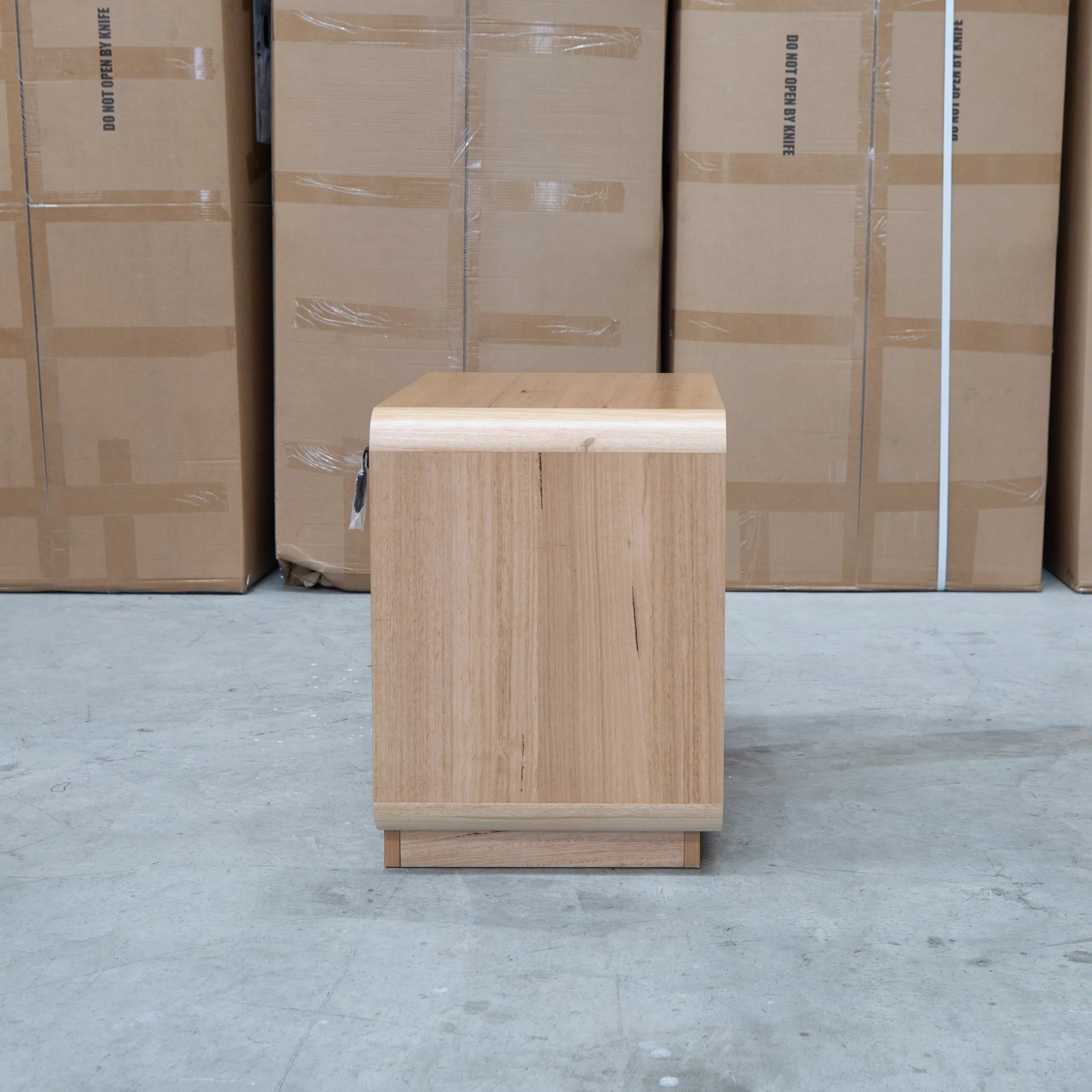 Southport Two Drawer Australian Messmate Hardwood Bedside - Image 5