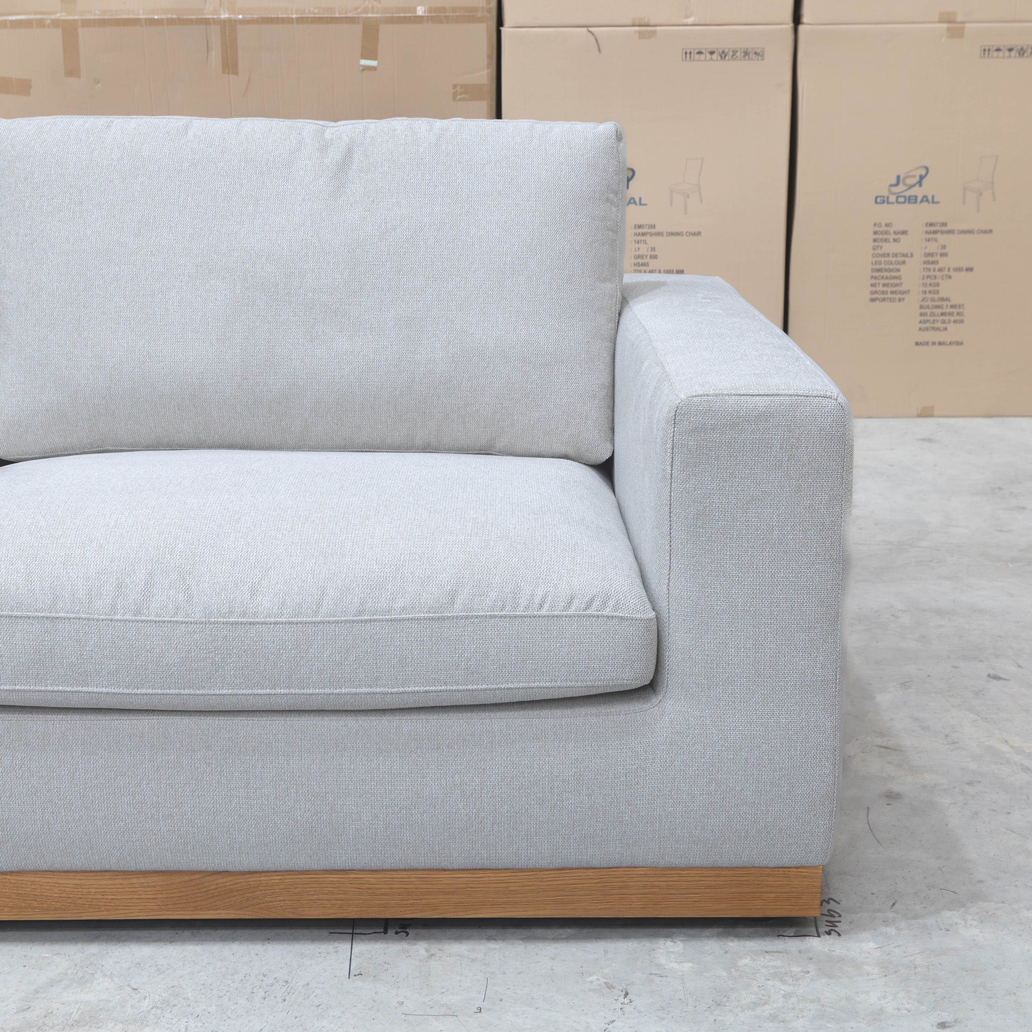 Subiaco 3.5 Seat Sofa - Oat - Image 3