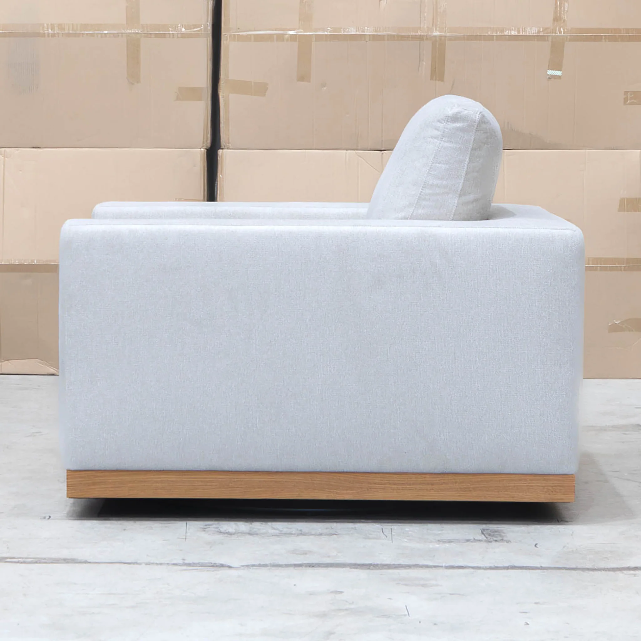 Subiaco Swivel Armchair - Oat - Image 3