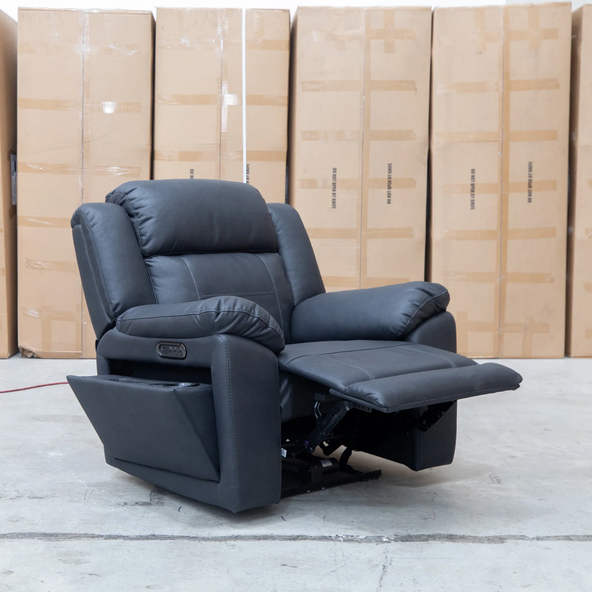 Venus Triple-Motor Electric Recliner - Coal - Image 11
