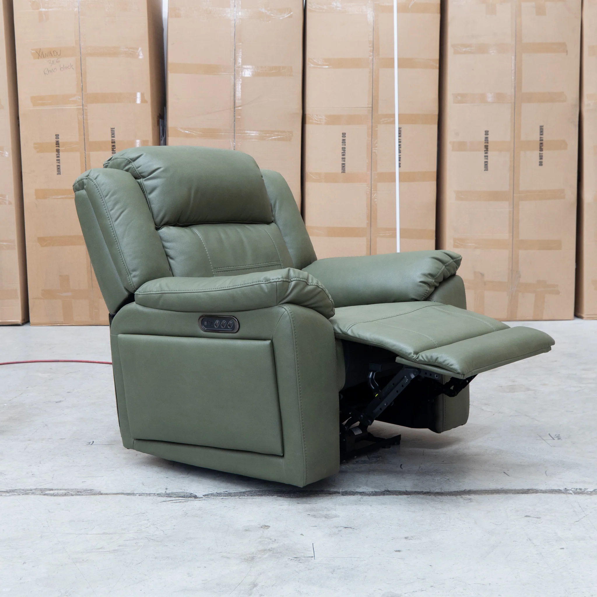 Venus Triple-Motor Electric Recliner - Moss - Image 10