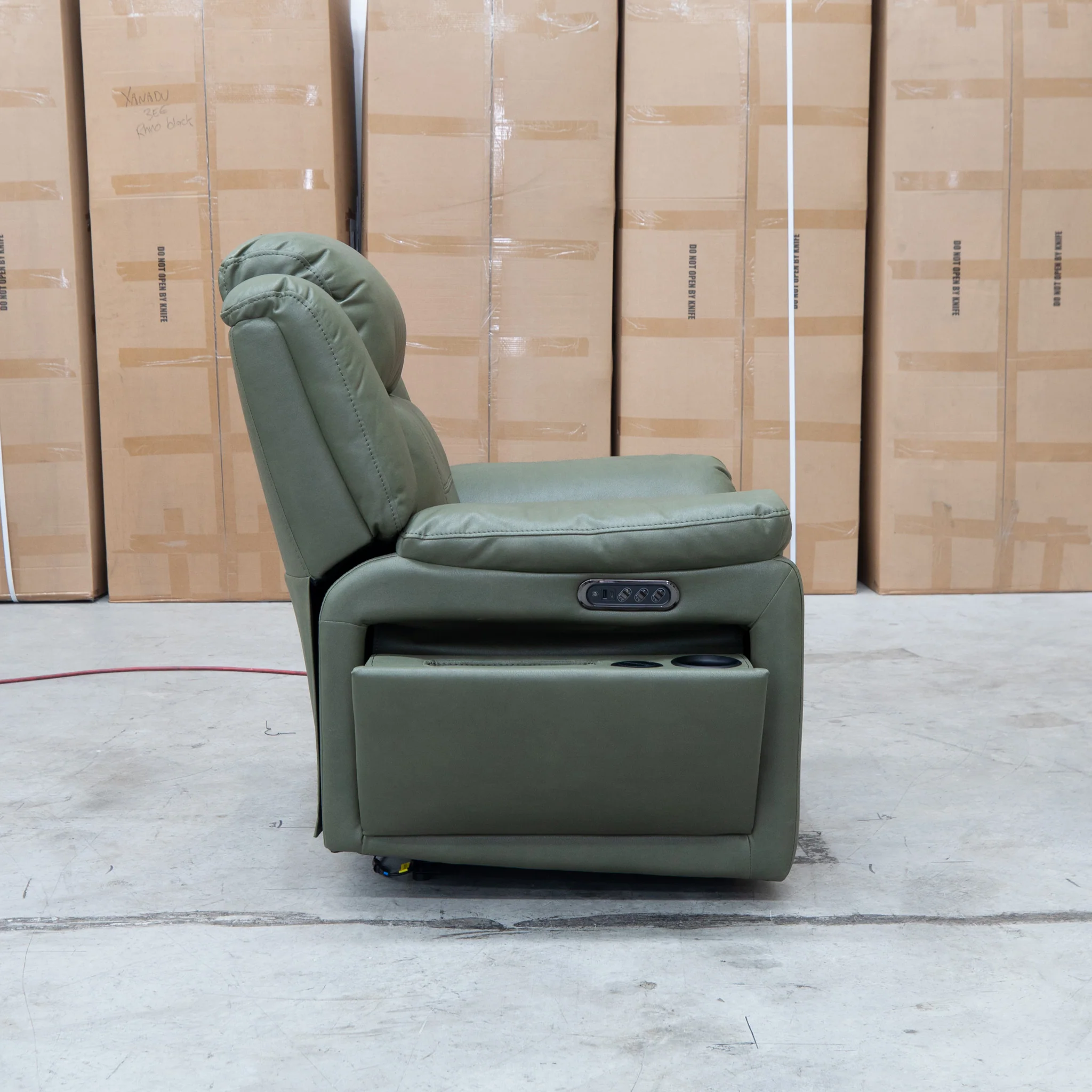 Venus Triple-Motor Electric Recliner - Moss - Image 13