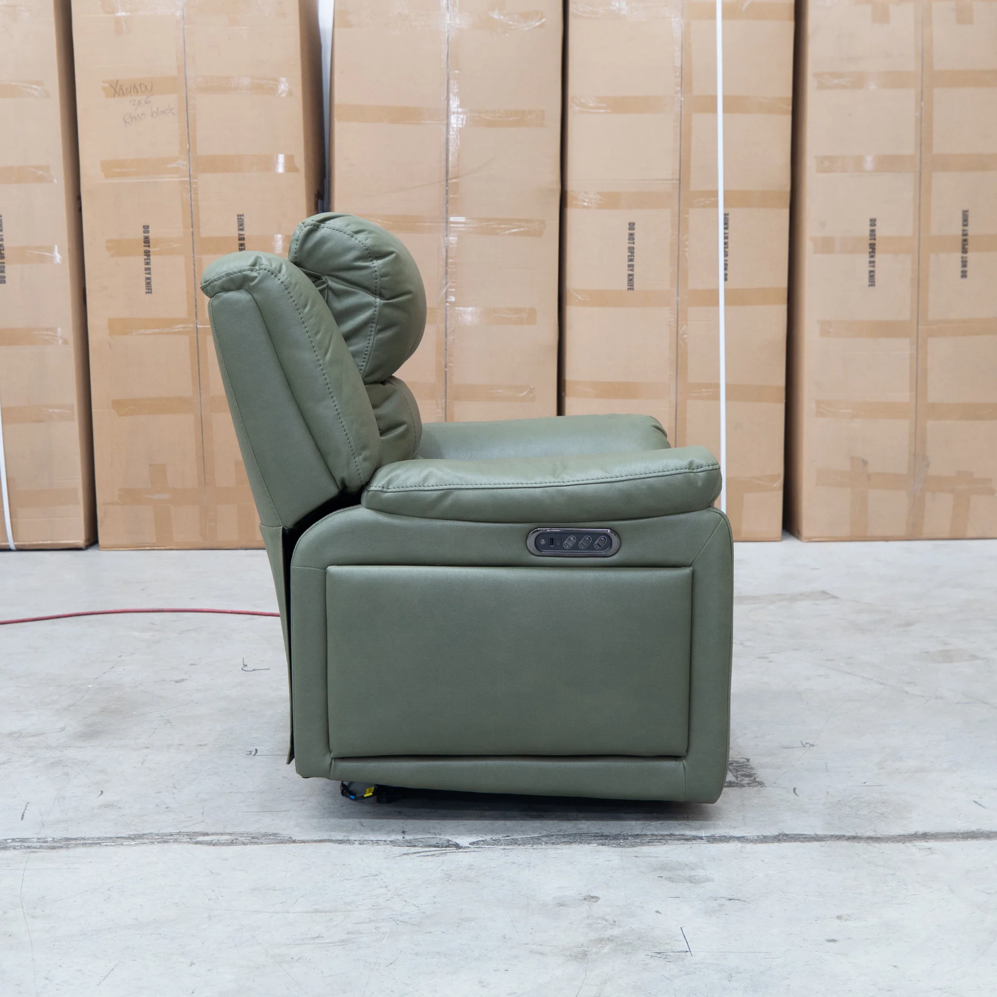 Venus Triple-Motor Electric Recliner - Moss - Image 14