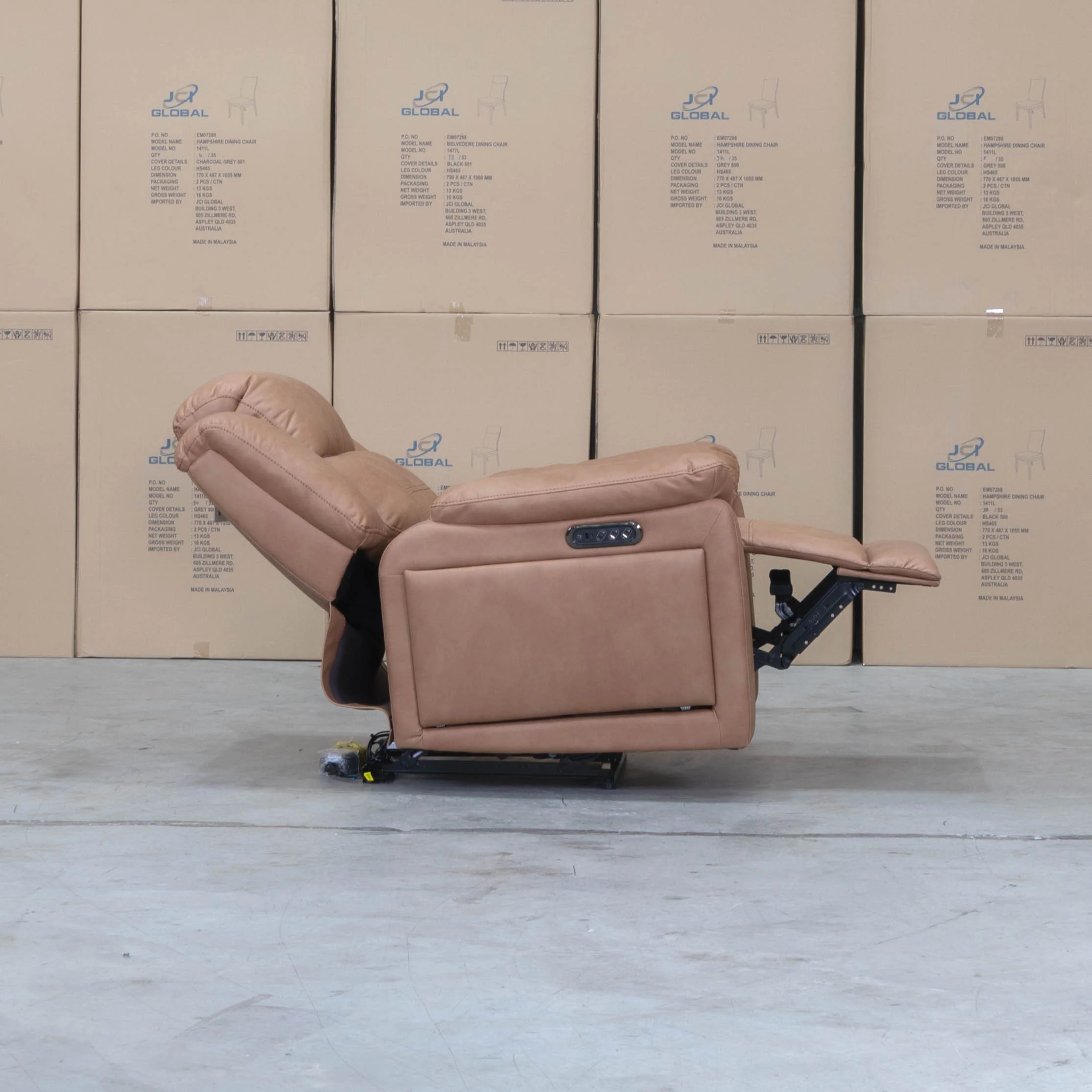 Venus Triple-Motor Recliner - Tan - Image 3