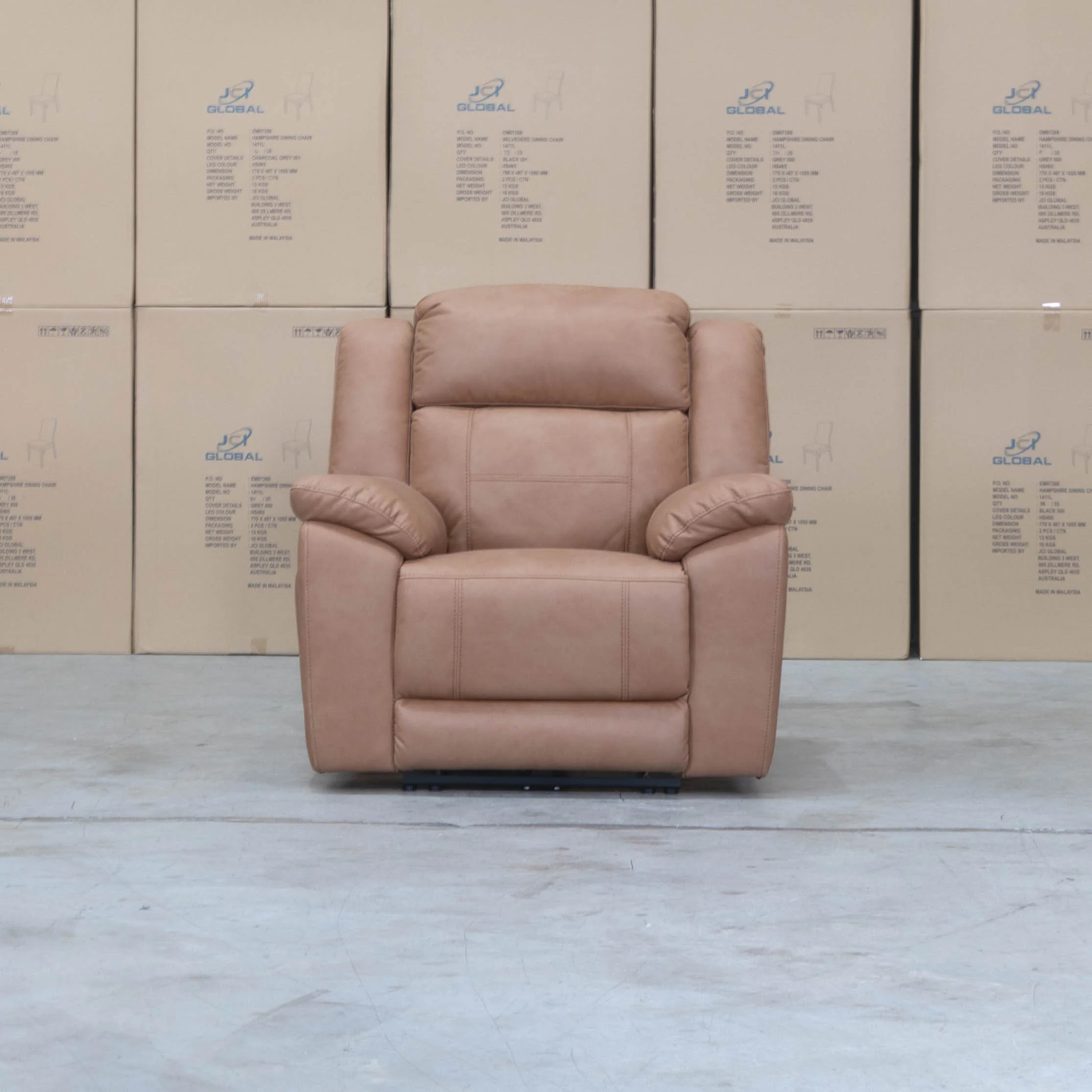 Venus Triple-Motor Recliner - Tan - Image 4