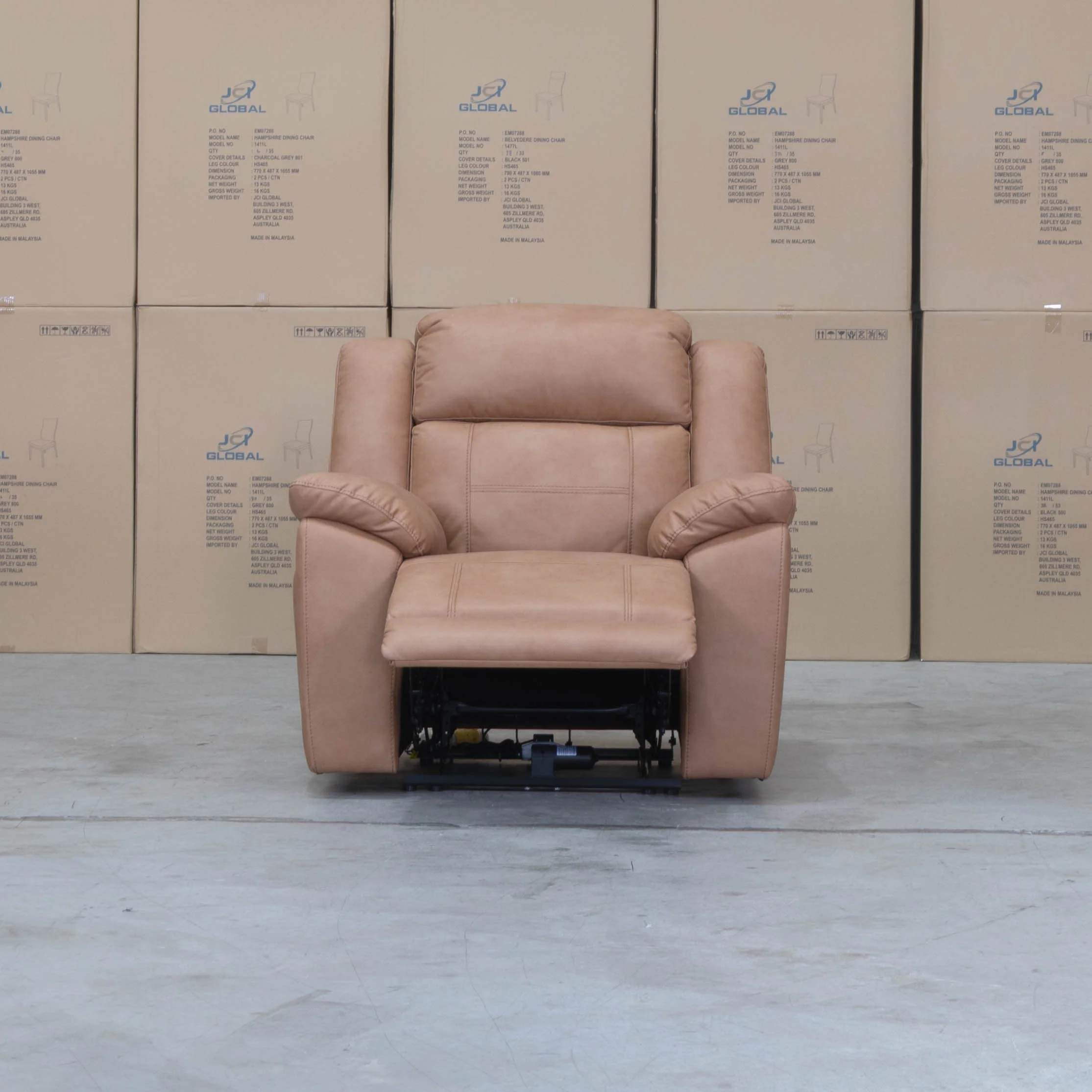 Venus Triple-Motor Recliner - Tan - Image 5