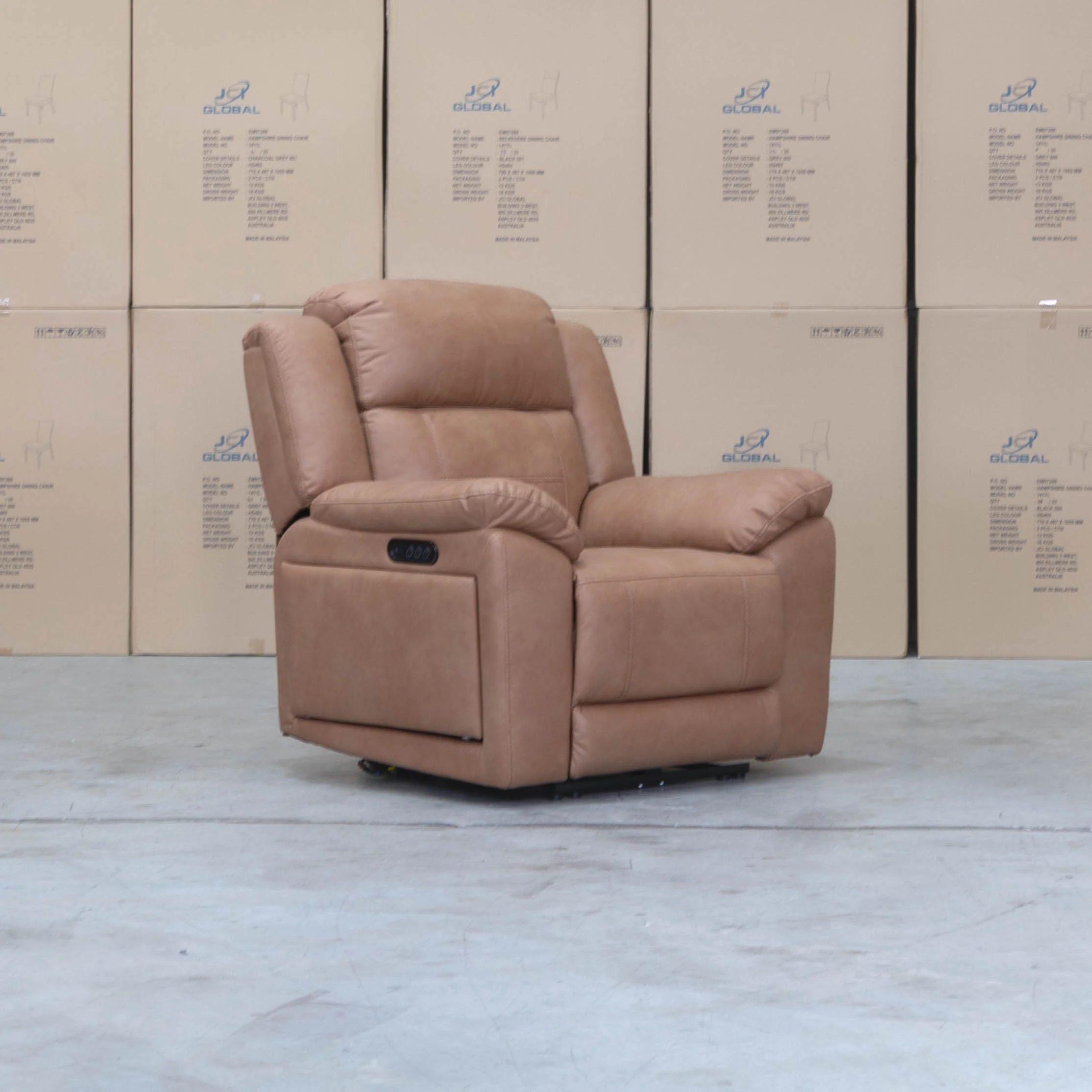 Venus Triple-Motor Recliner - Tan - Image 6