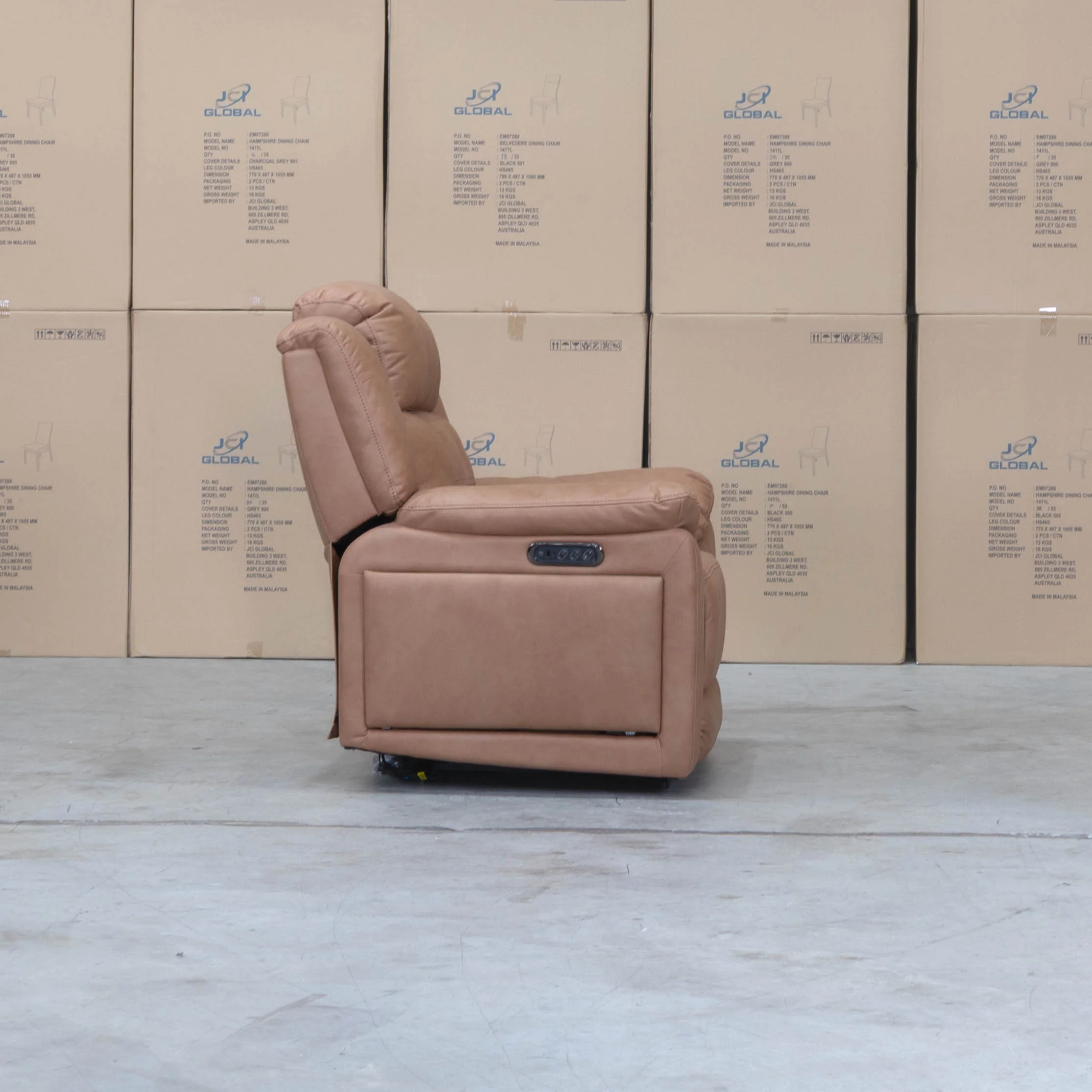 Venus Triple-Motor Recliner - Tan - Image 7