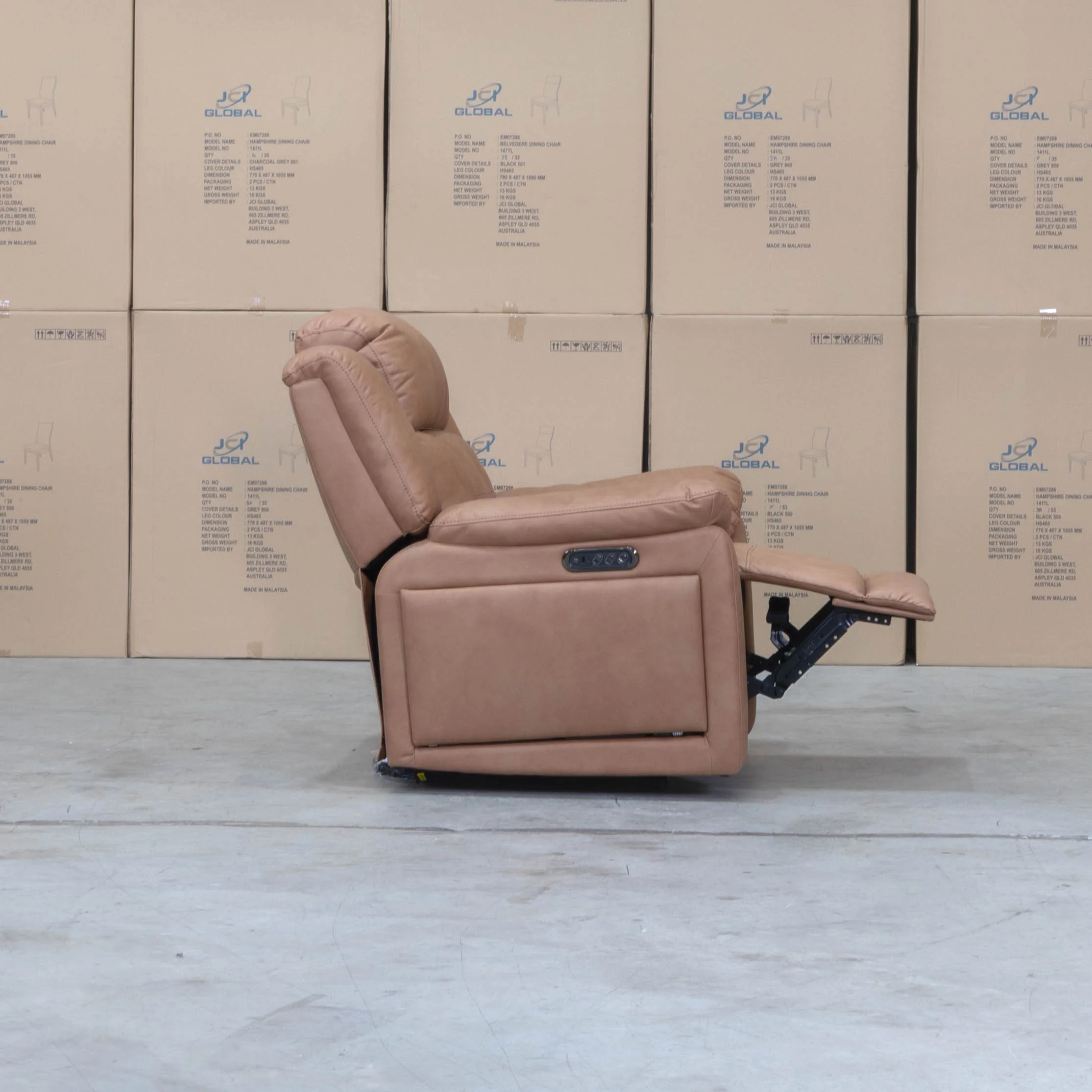 Venus Triple-Motor Recliner - Tan - Image 9